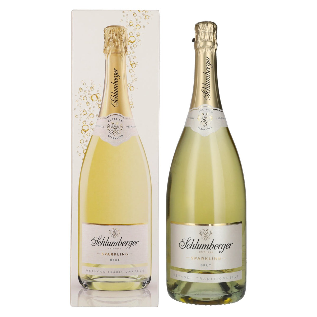 Schlumberger Sparkling Jahrgangssekt Brut 2022 12% Vol. 1,5l in Geschenkbox