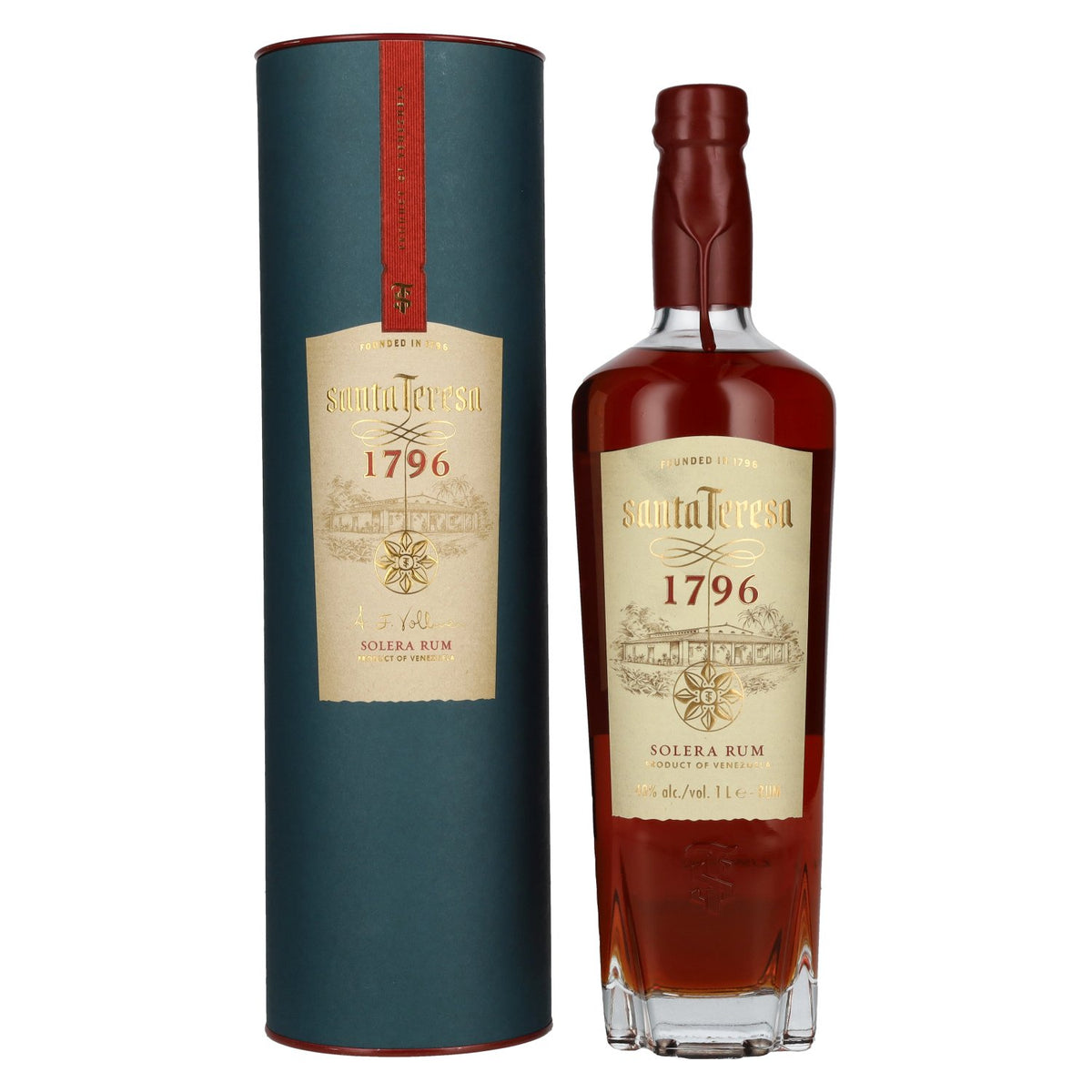 Santa Teresa 1796 Rum 40% Vol. 1l in gift box
