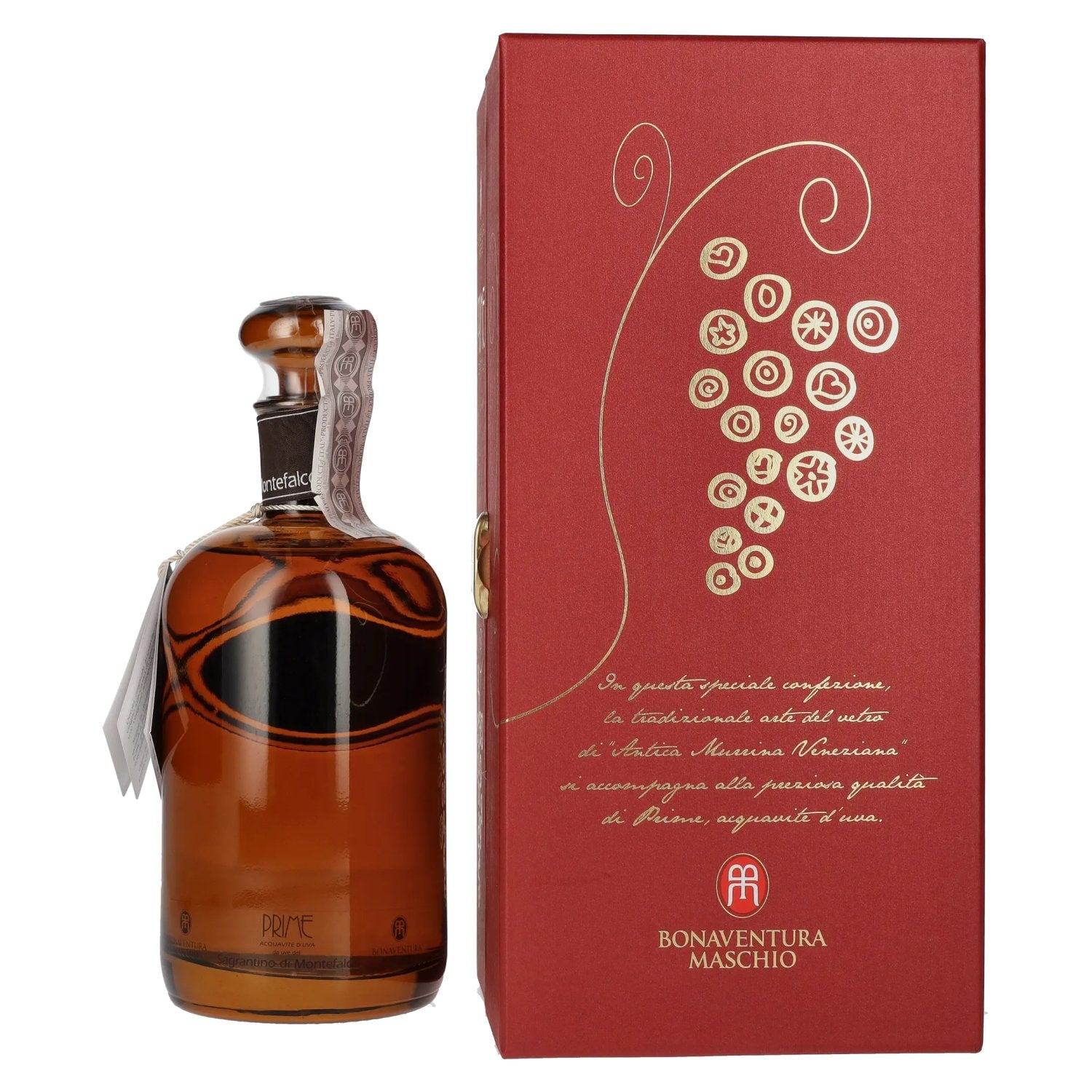 Bonaventura Maschio PRIME Sagrantino die Montefalco 38% Vol. 0,7l in Geschenkbox