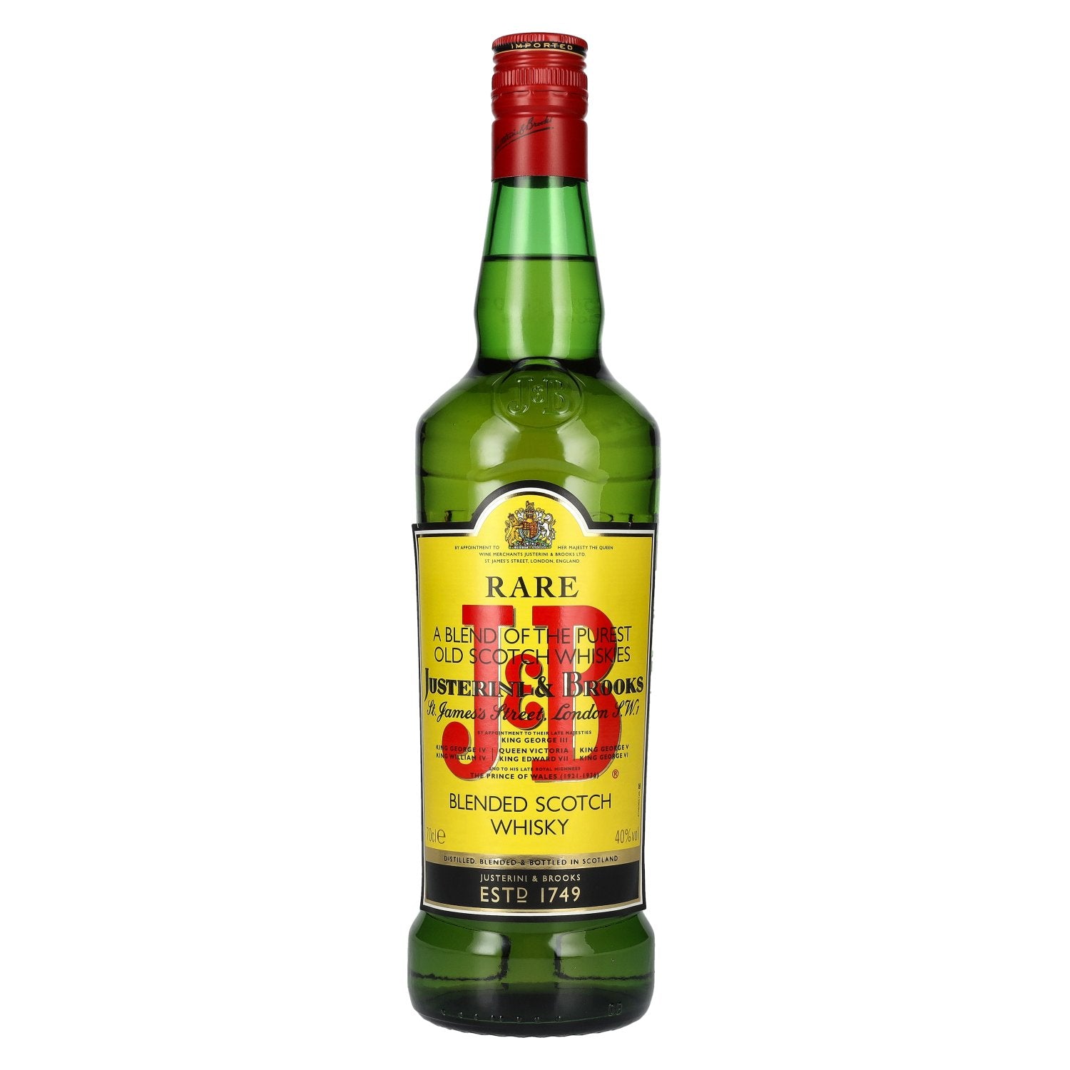 J&B Justerini & Brooks RARE Blended Scotch Whisky 40% Vol. 0,7l