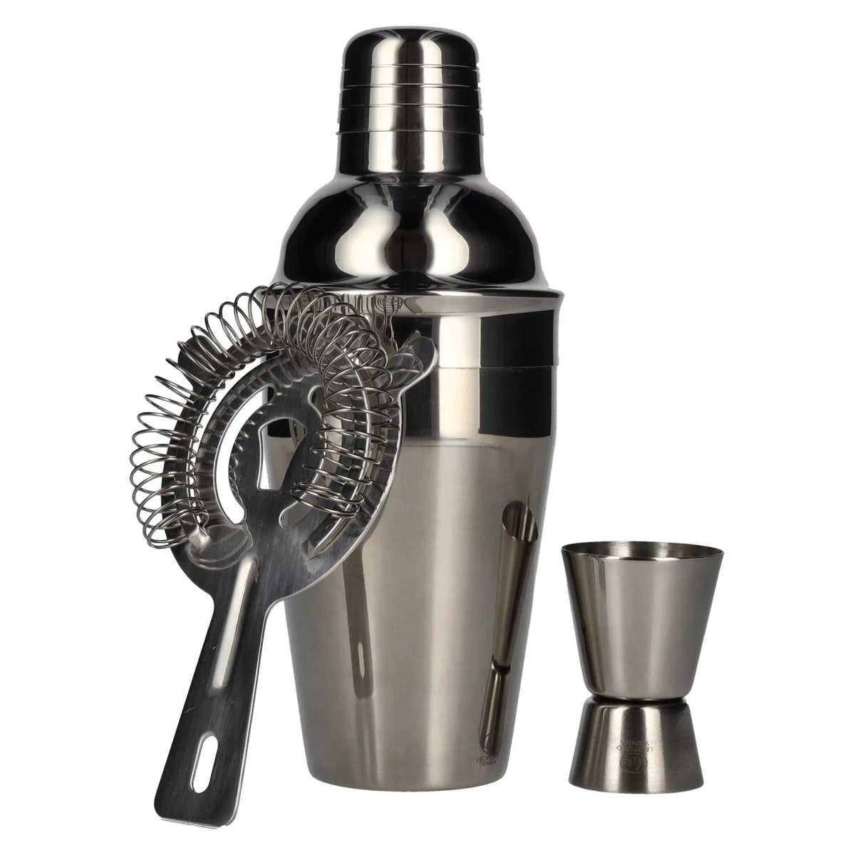 Leopold Barset Starter Set (shaker, measuring jug, bar strainer)