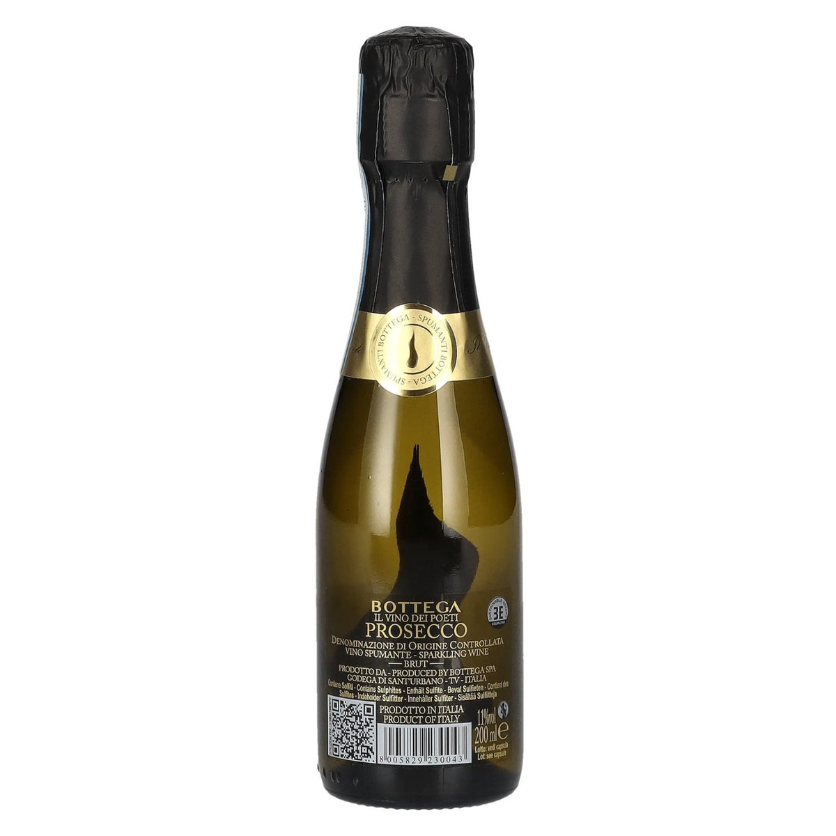 Bottega Il Vino dei Poeti Prosecco DOC Brut 11% ABV 0.2l
