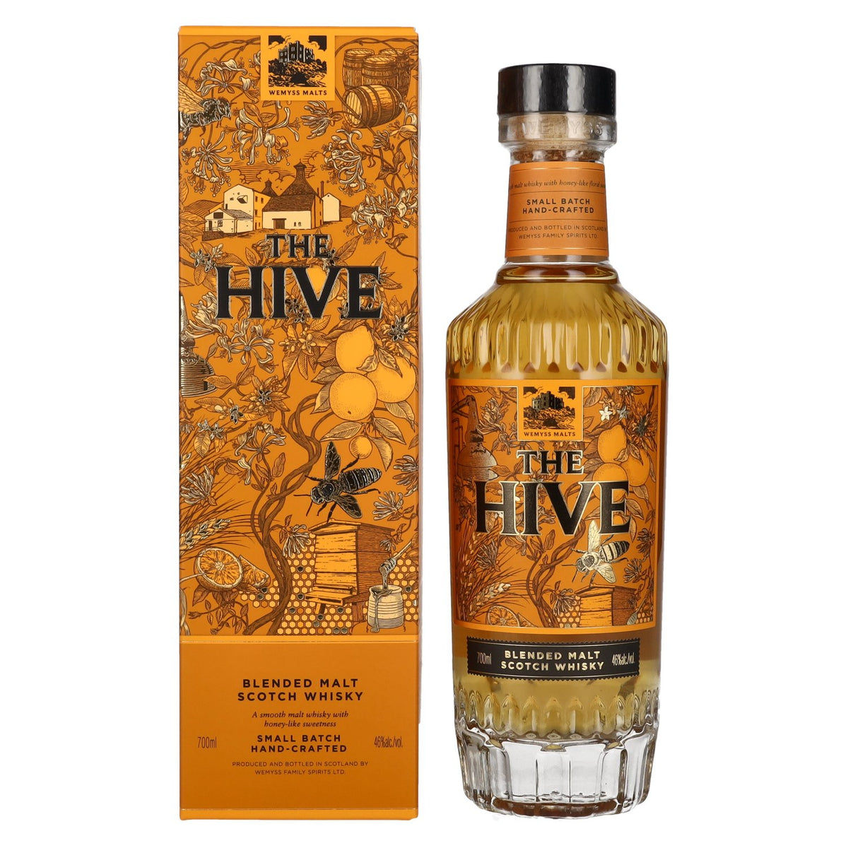 Wemyss Malts THE HIVE Blended Malt Scotch Whisky 2020 46% Vol. 0,7l in Geschenkbox