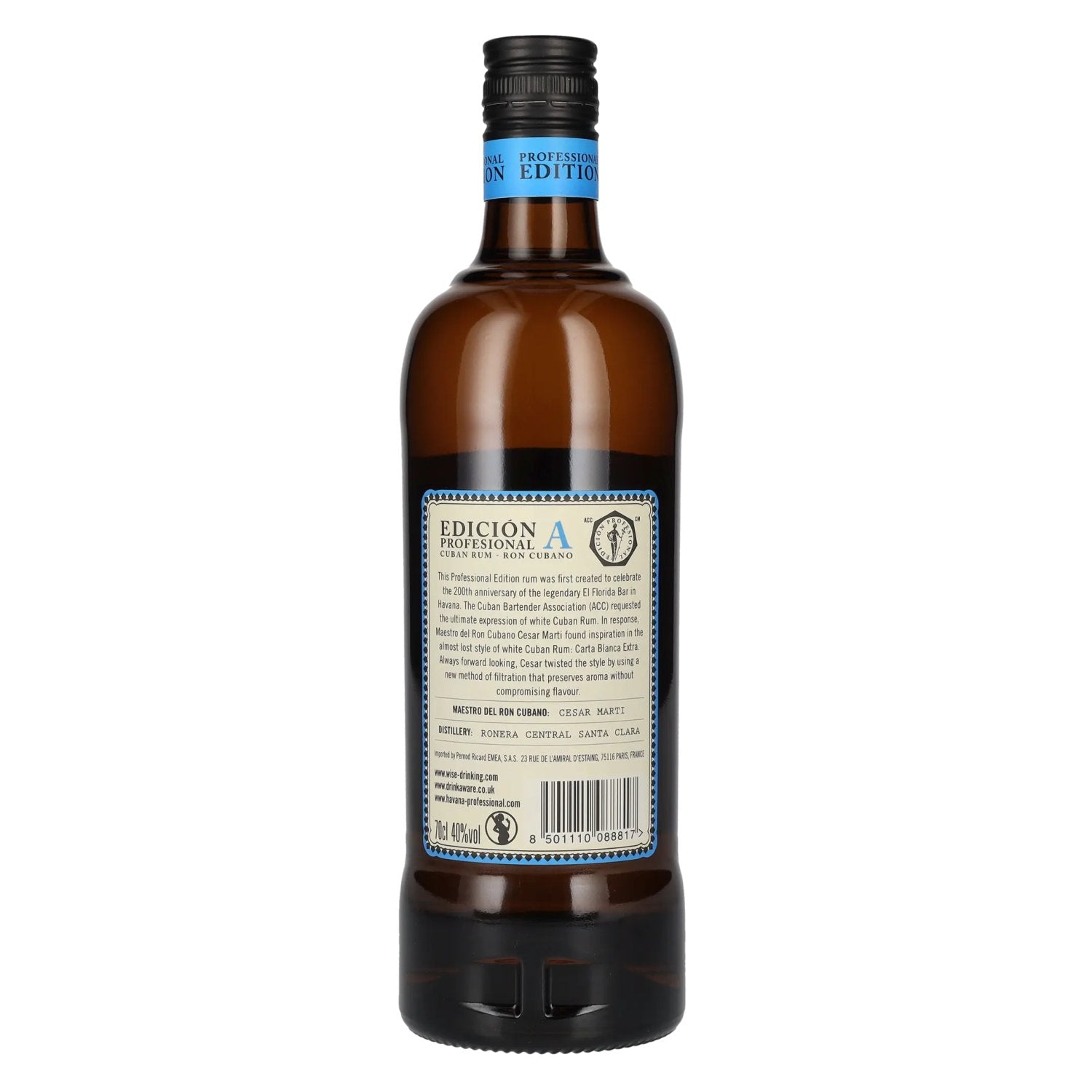 Havana Club EDICIÓN PROFESIONAL A 40% Vol. 0,7l