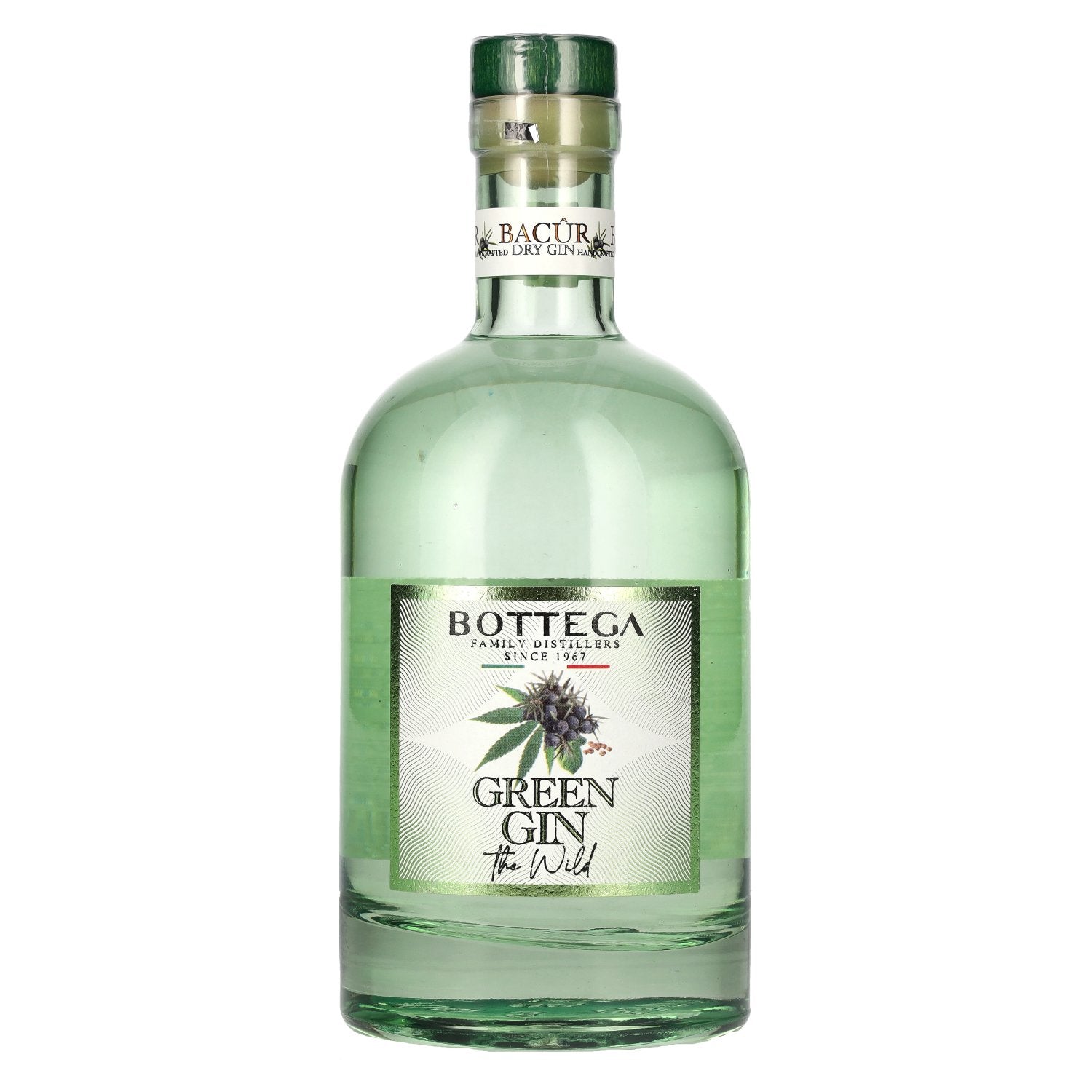 Bottega BACÛR The Wild Green Distilled Dry Gin 40% Vol. 0.7l