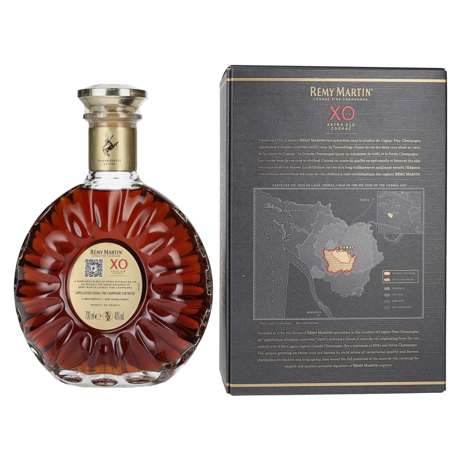 Rémy Martin XO EXTRA OLD Cognac Fine Champagne 40% Vol. 0,7l in Geschenkbox