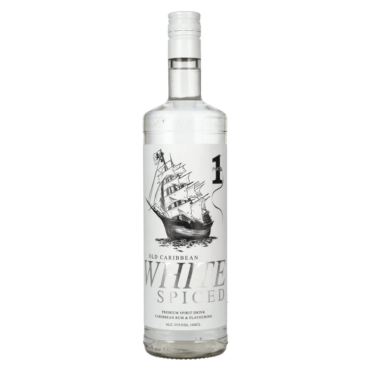 No.1 Old Caribbean WHITE SPICED 35% Vol. 1l