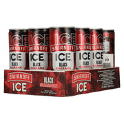 Smirnoff ICE Black Guarana 4.7% ABV, 12 x 0.25l tins, deposit