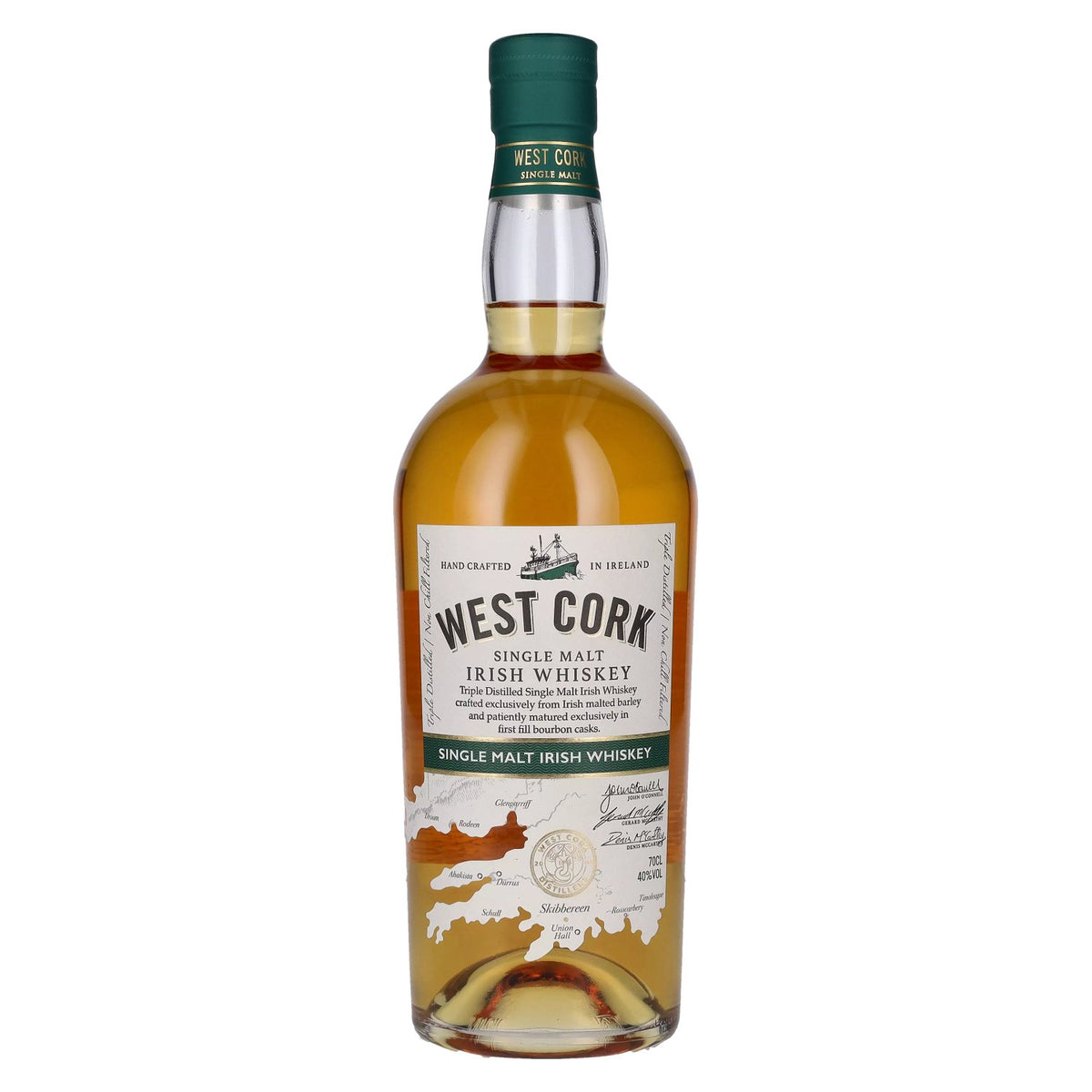 West Cork Single Malt Irish Whiskey 40% Vol. 0.7l