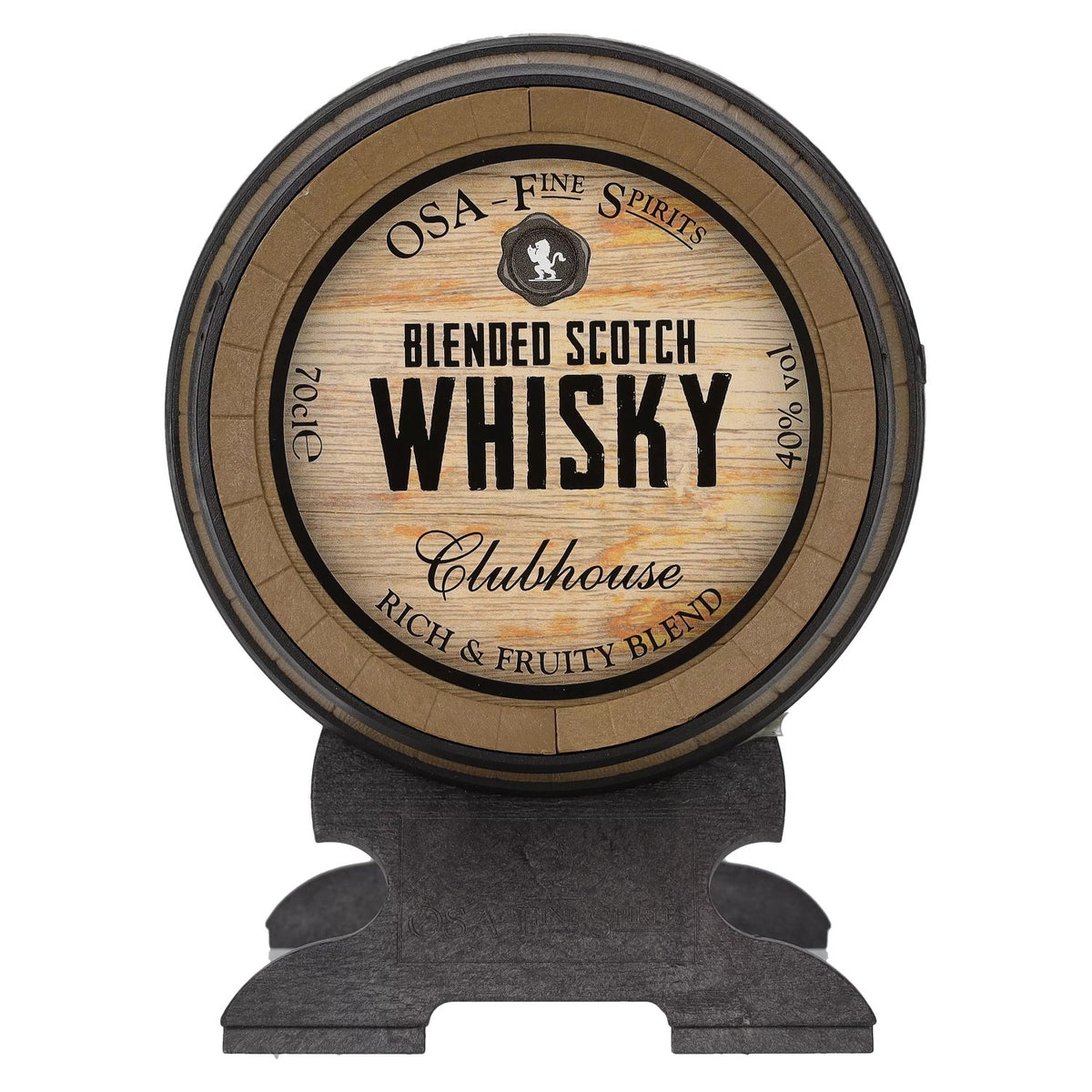 OSA Fine Spirits CLUBHOUSE Blended Scotch Whisky 40% Vol. 0,7l in a whisky cask