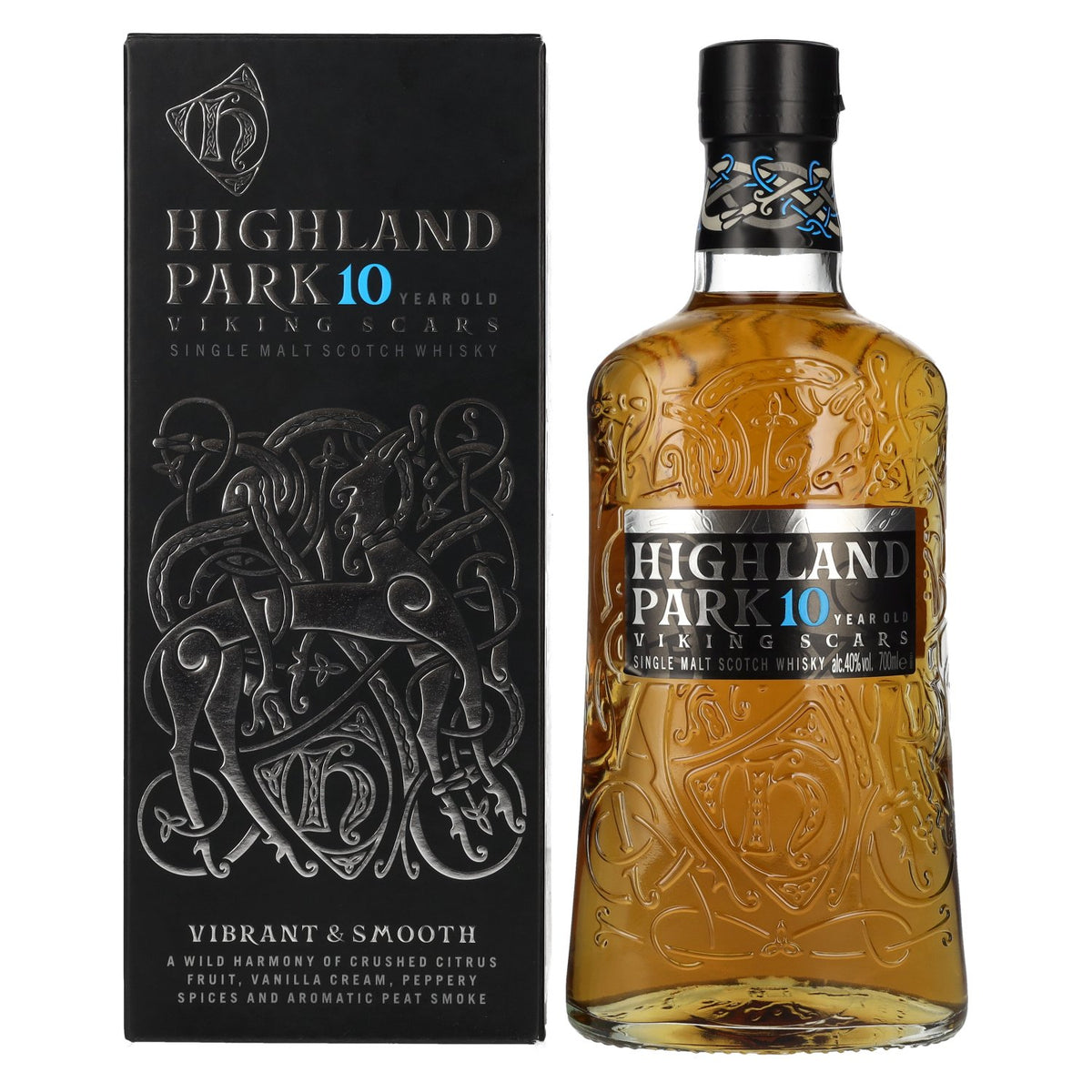 Highland Park 10 Years Old VIKING SCARS 40% Vol. 0,7l in Geschenkbox