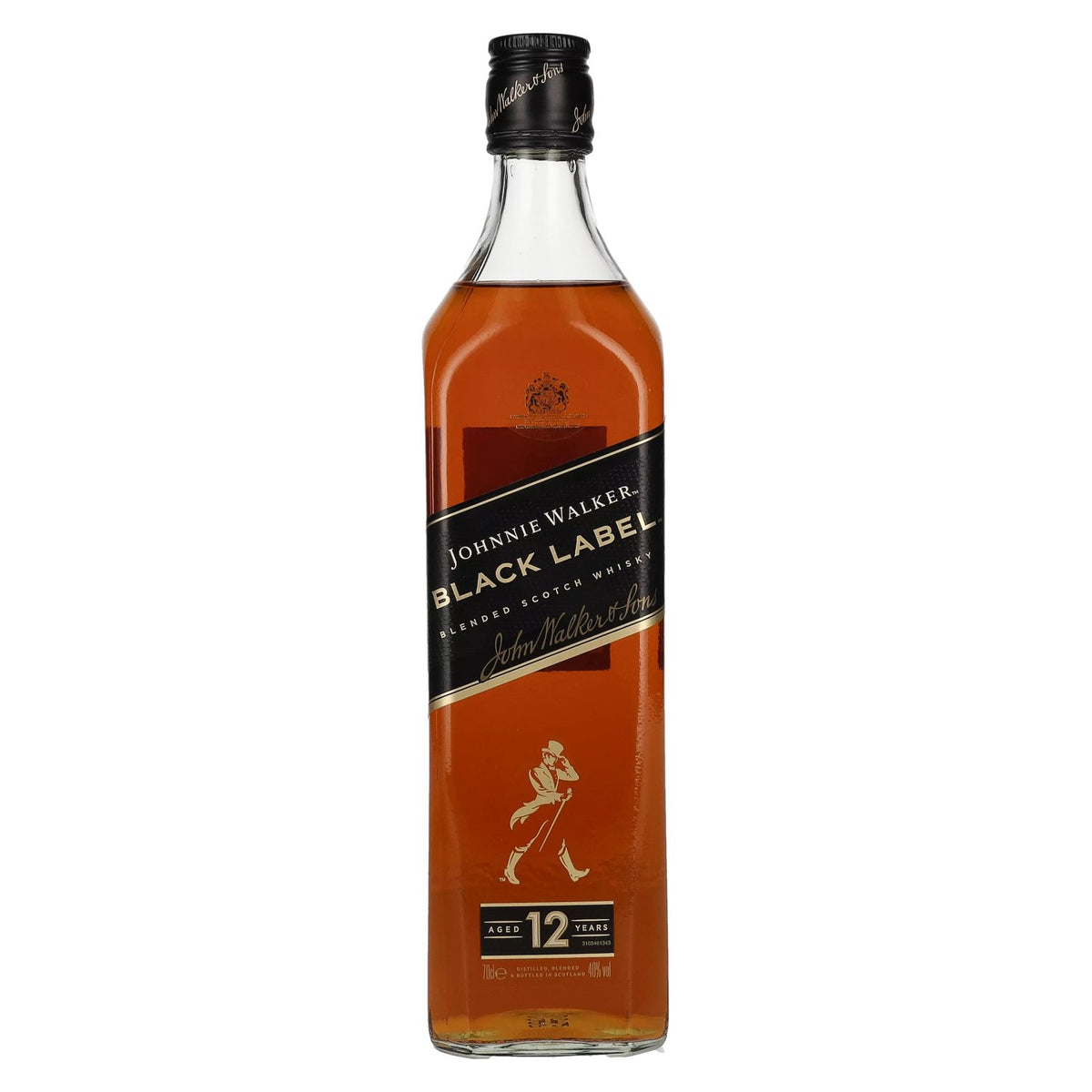 Johnnie Walker BLACK LABEL 12 Years Old Blended Scotch Whisky 40% Vol. 0.7l