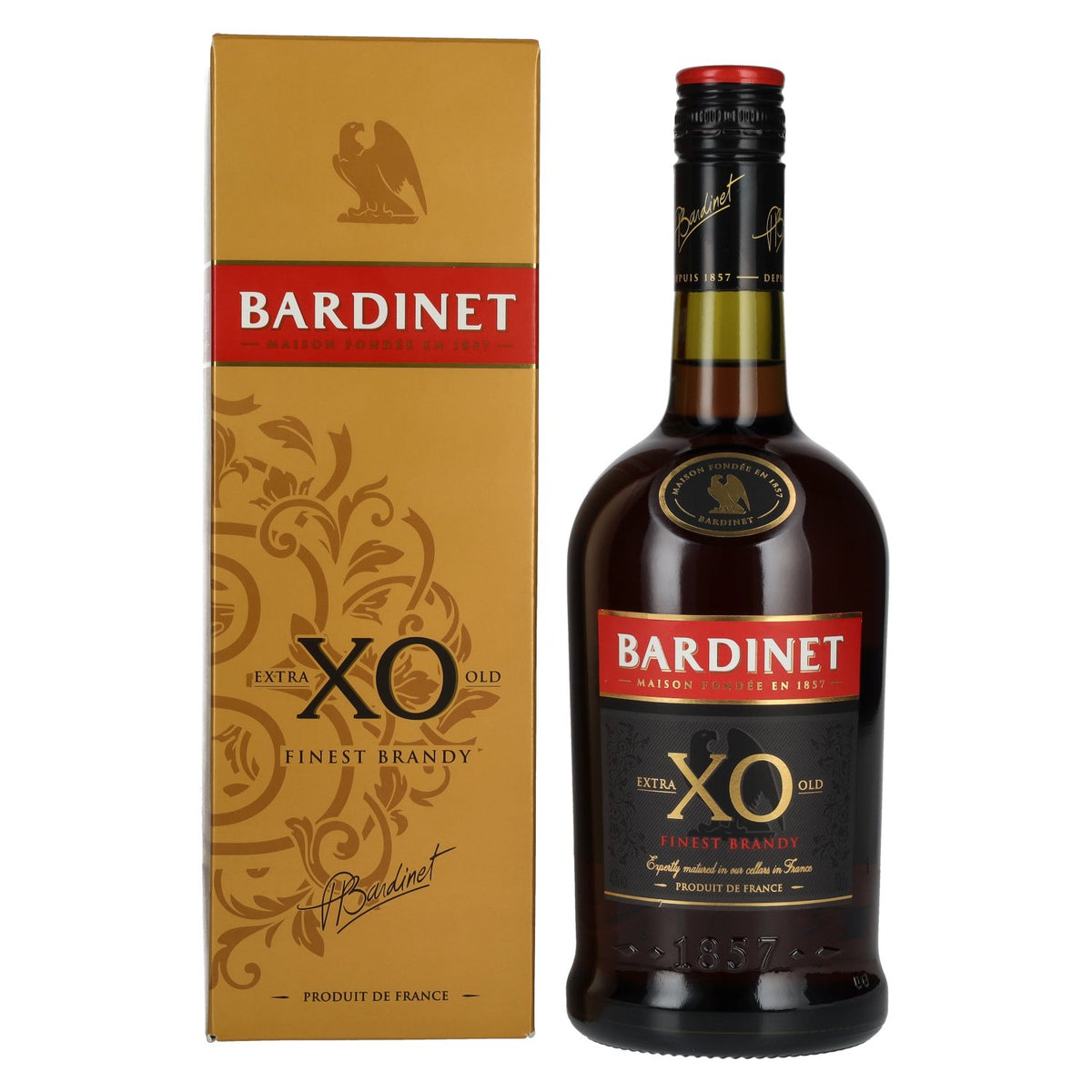 Bardinet XO Extra Old Finest Brandy 40% vol. 0.7 l in a gift box