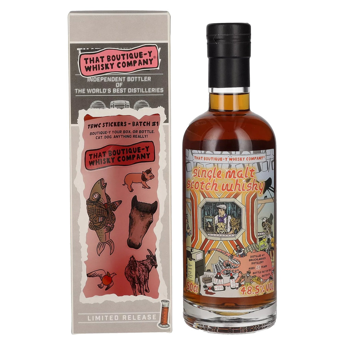 That Boutique-y Whisky Company BRUICHLADDICH 28 Years Old Batch 19 48.5% Vol. 0.5l in gift box