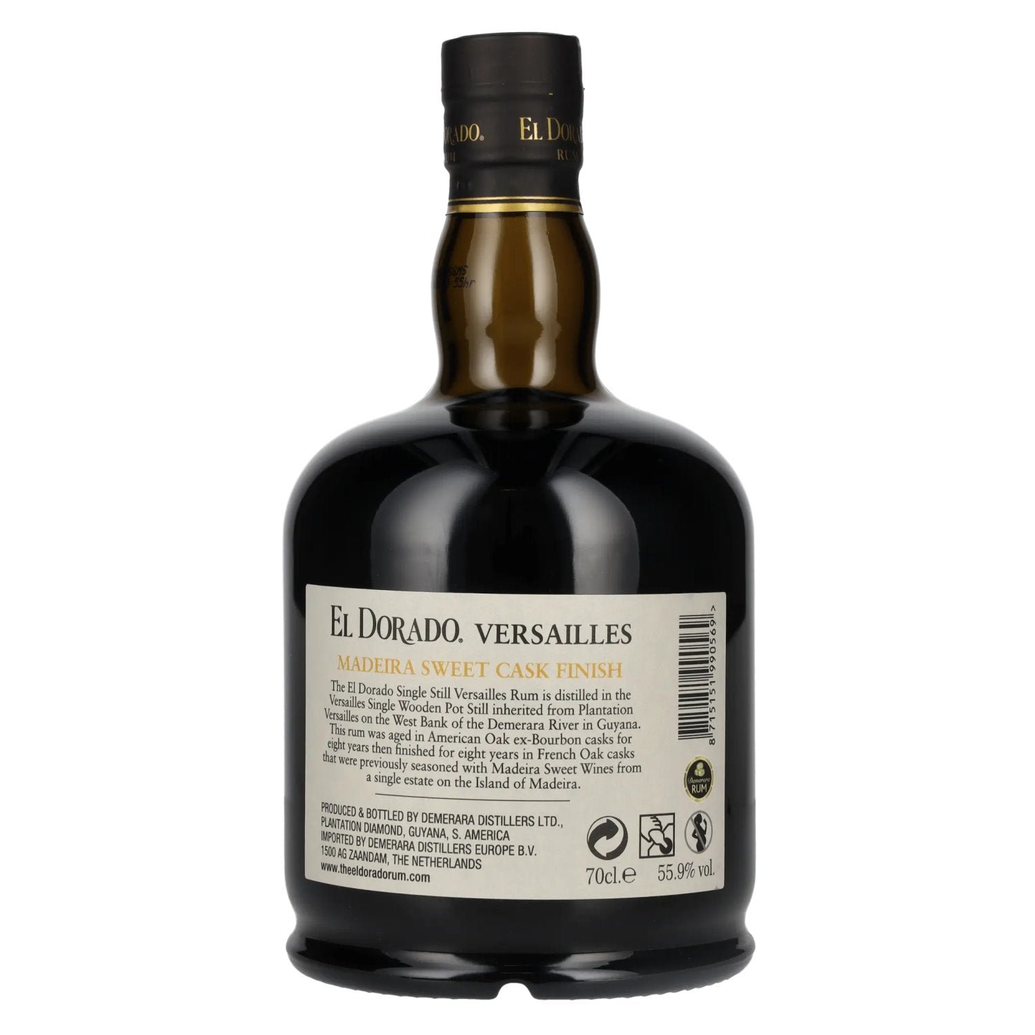 El Dorado Rum VERSAILLES Special Madeira Sweet Casks 2005 55,9% Vol. 0,7l