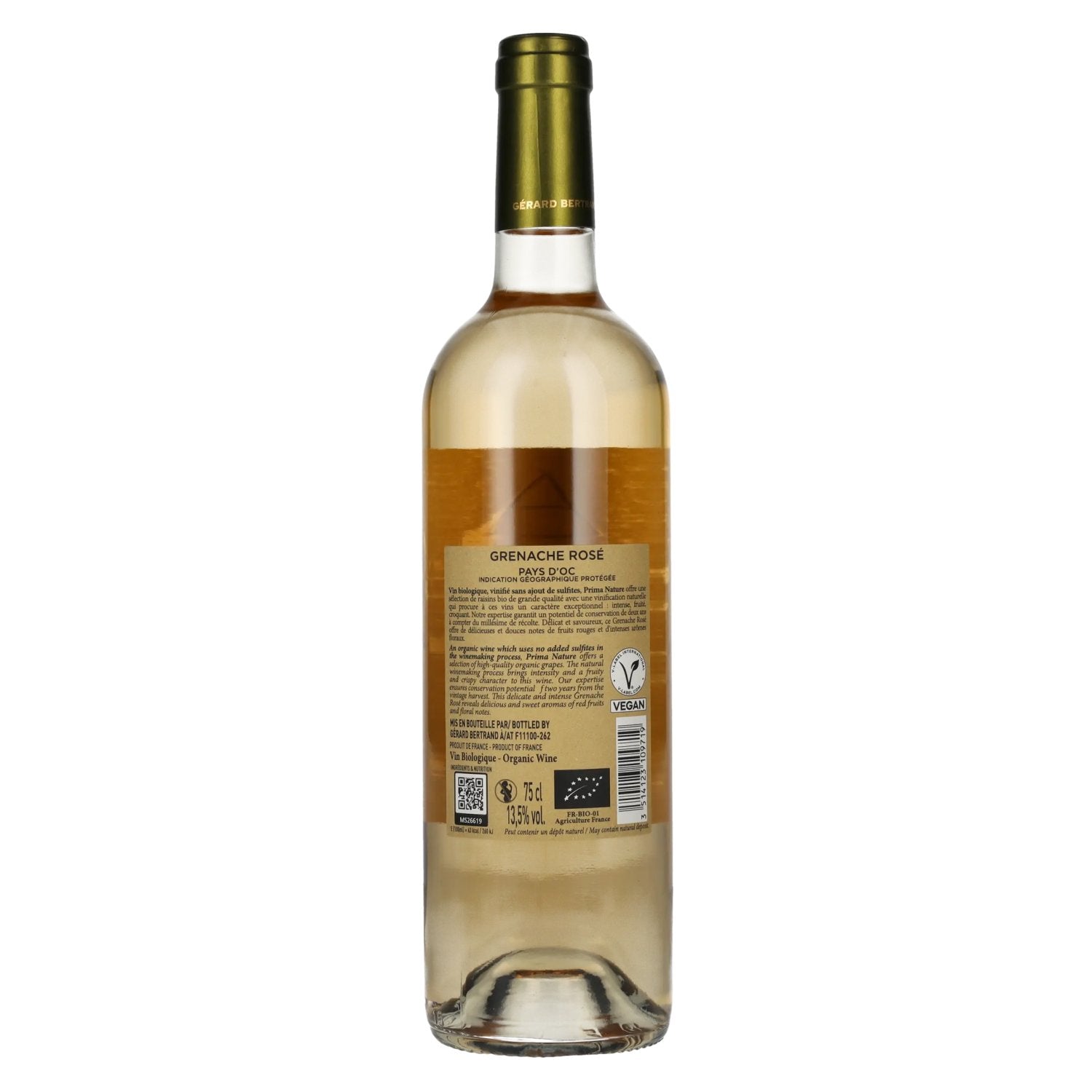 Gérard Bertrand Prima Nature Grenache Rosé Vin Biologique 2024 13,5% Vol. 0,75l