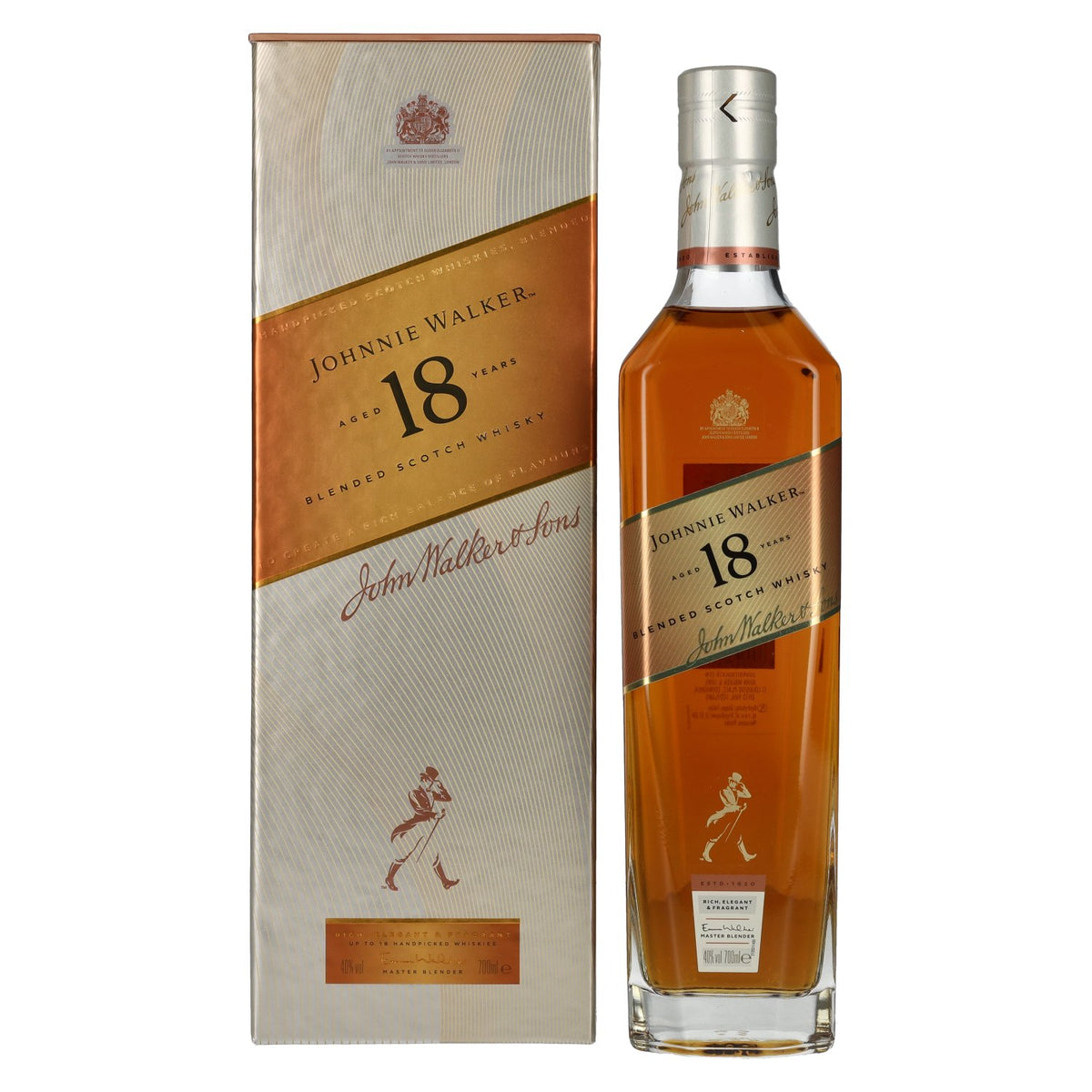 Johnnie Walker 18 Years Old Blended Scotch Whisky 40% Vol. 0.7l in Gift Box