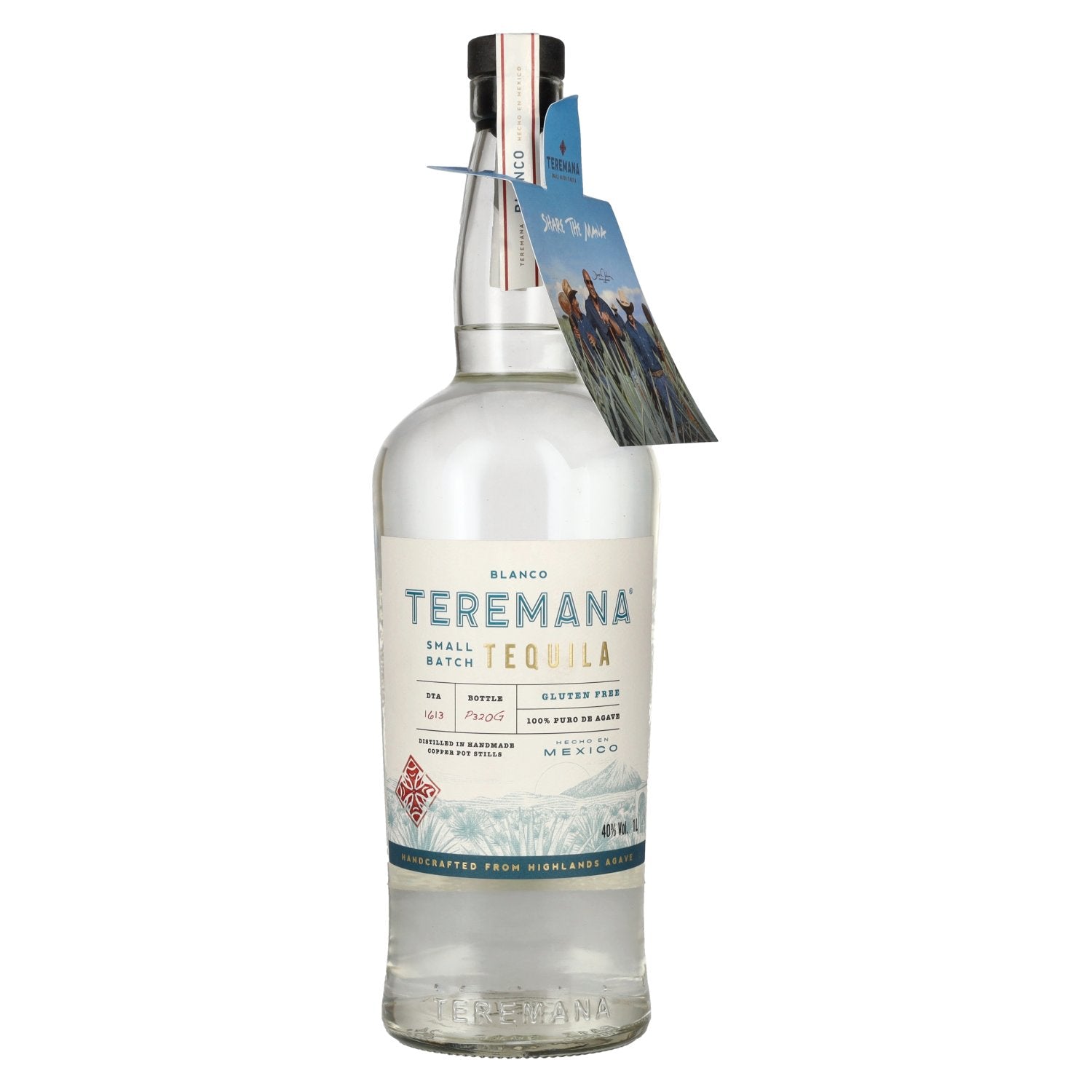 Teremana Tequila Blanco 100% Pure Agave Small Batch 40% Vol. 1l
