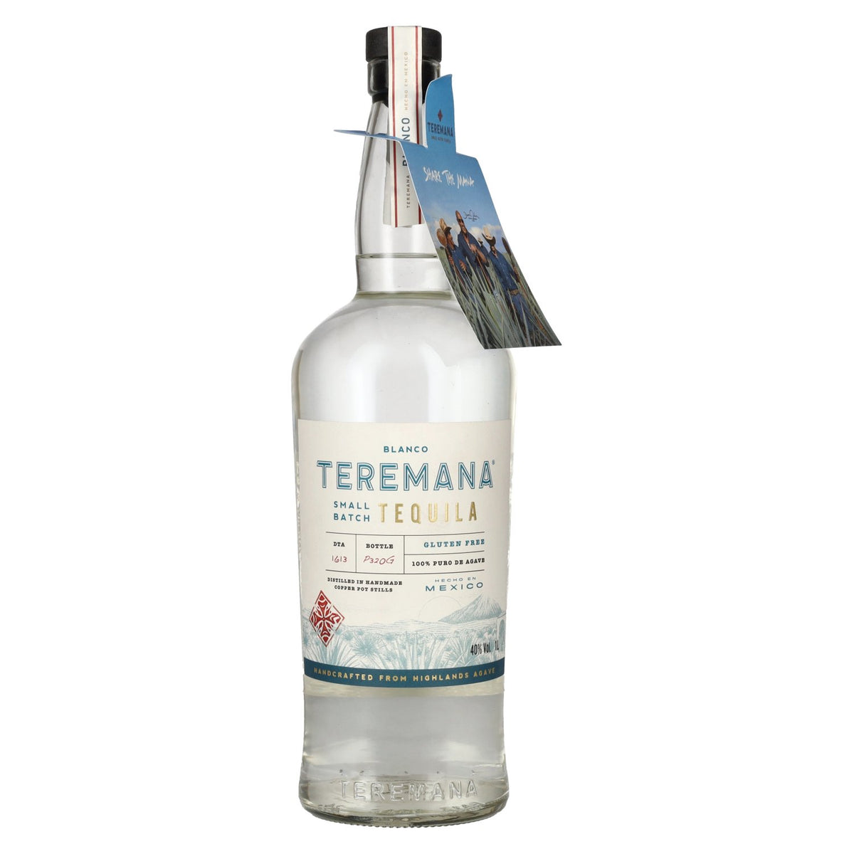 Teremana Tequila Blanco 100% Pure Agave Small Batch 40% Vol. 1l