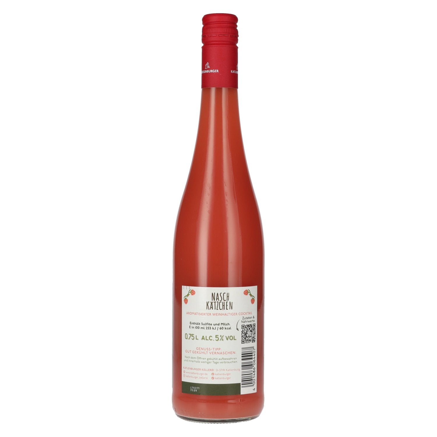 Katlenburger Sweet Treat Strawberry Drink 5% Vol. 0.75L