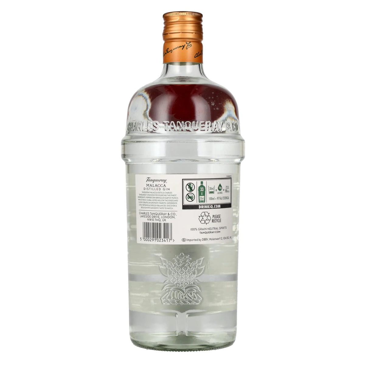 Tanqueray MALACCA Distilled Gin 41.3% ABV 1l