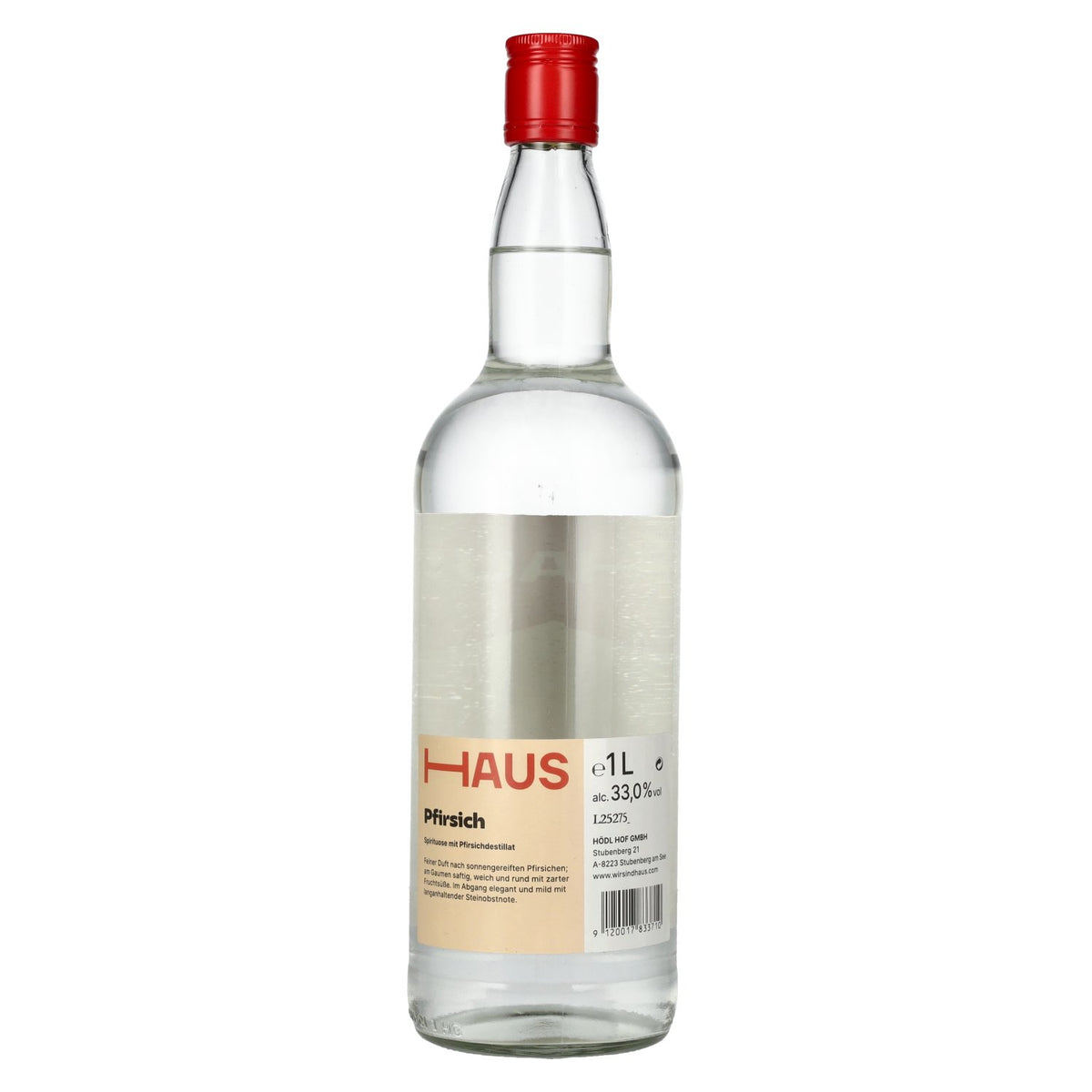 Hödl Hof PEACH Spirit 33% Vol. 1l