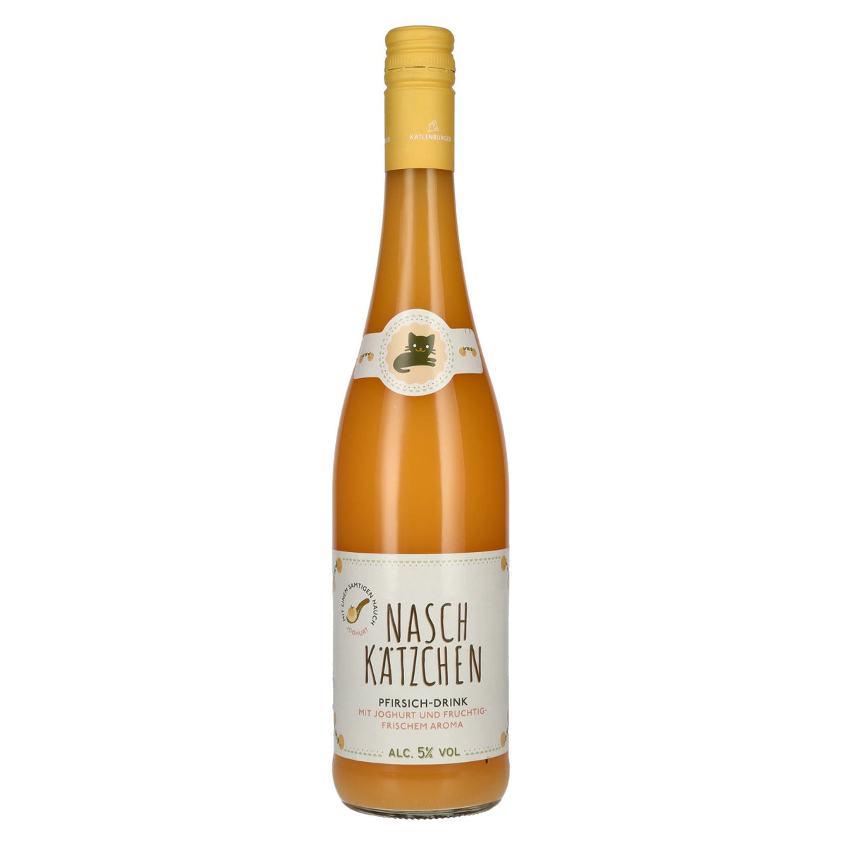 Katlenburger Naschkätzchen Peach 5% ABV 0.75 l