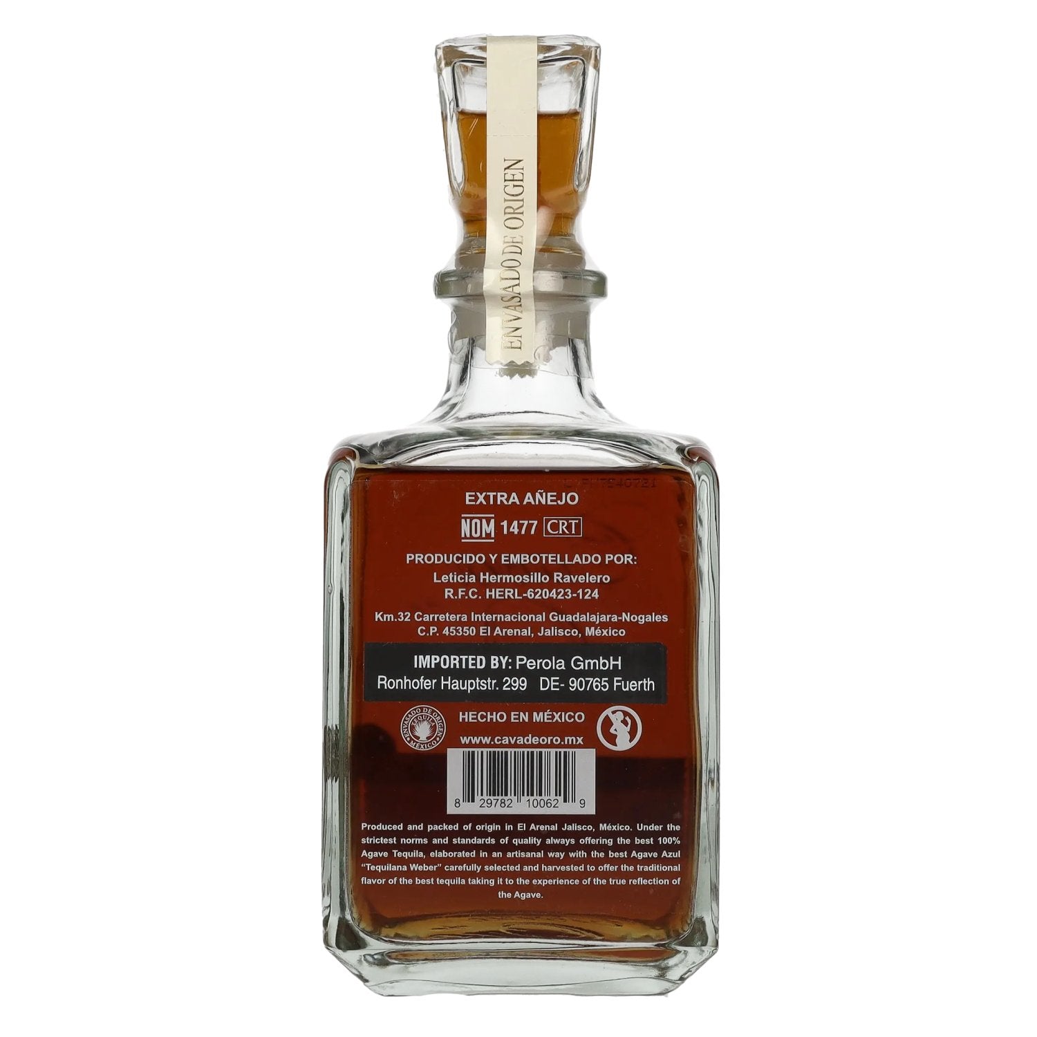 Gran Cava de Oro Tequila EXTRA AÑEJO 100% Blue Agave 40% Vol. 0.7l