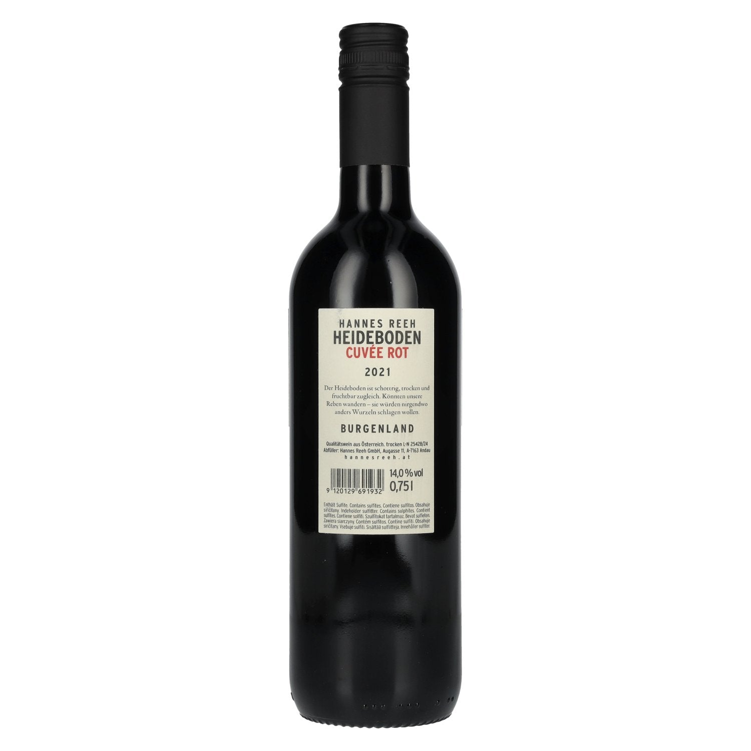 Hannes Reeh Heideboden Cuvée Rot 2021 14% Vol. 0,75l