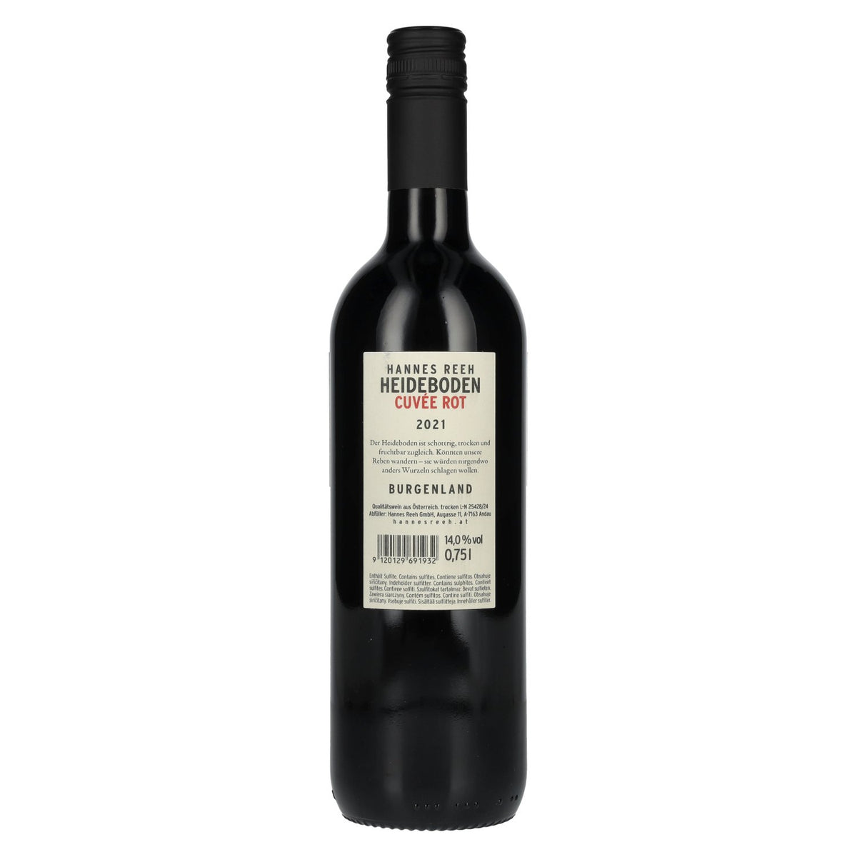 Hannes Reeh Heideboden Cuvée Rot 2021 14% Vol. 0,75l