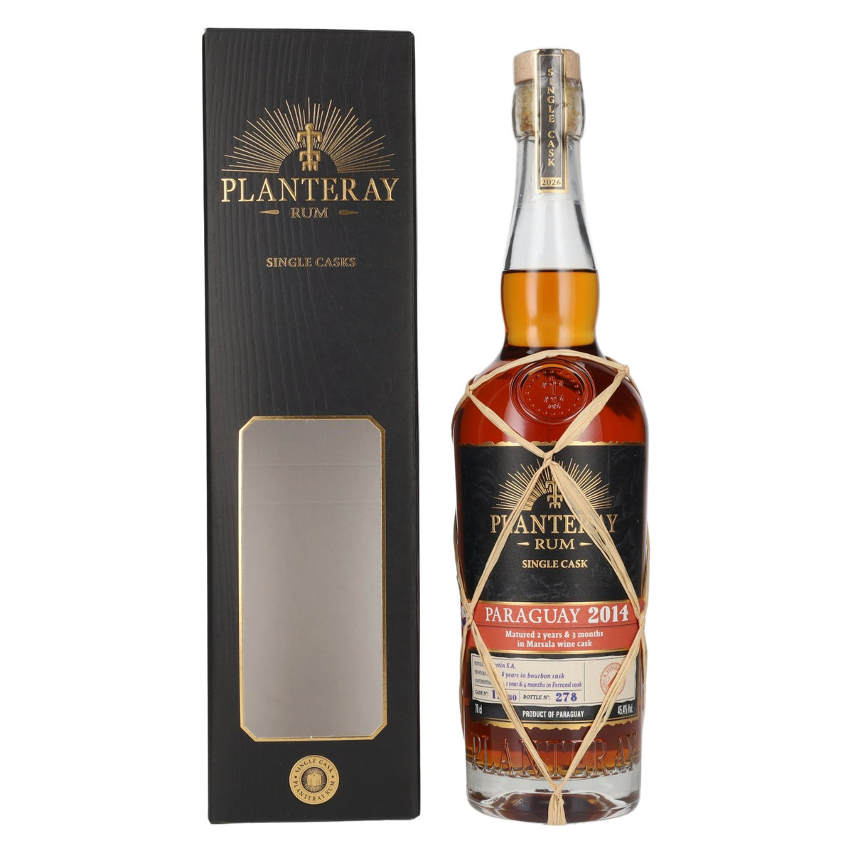 Planteray Rum PARAGUAY Single Cask Marsala Barrel 2014 45.4% vol. 0.7l in a gift box