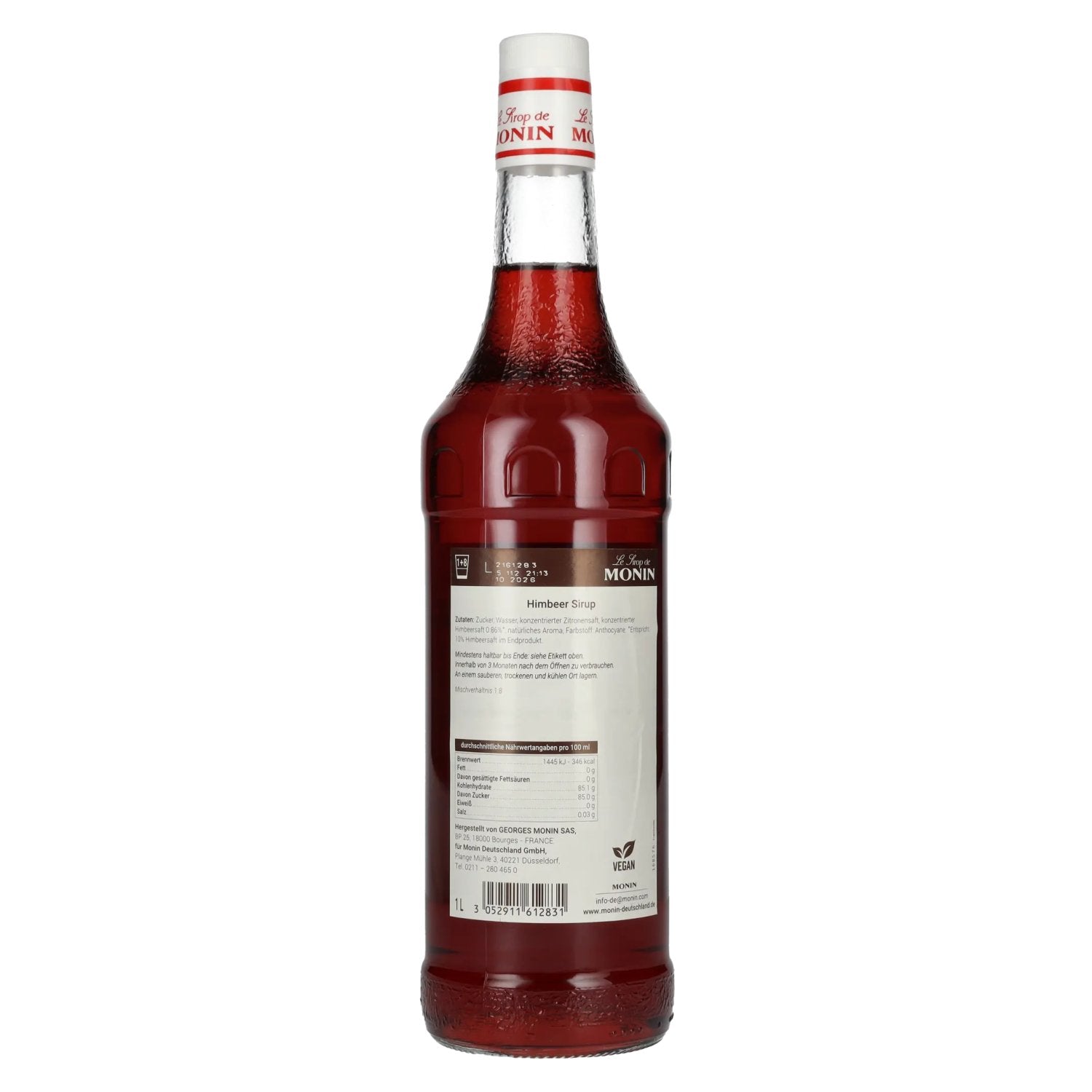 Monin Raspberry Syrup 1l