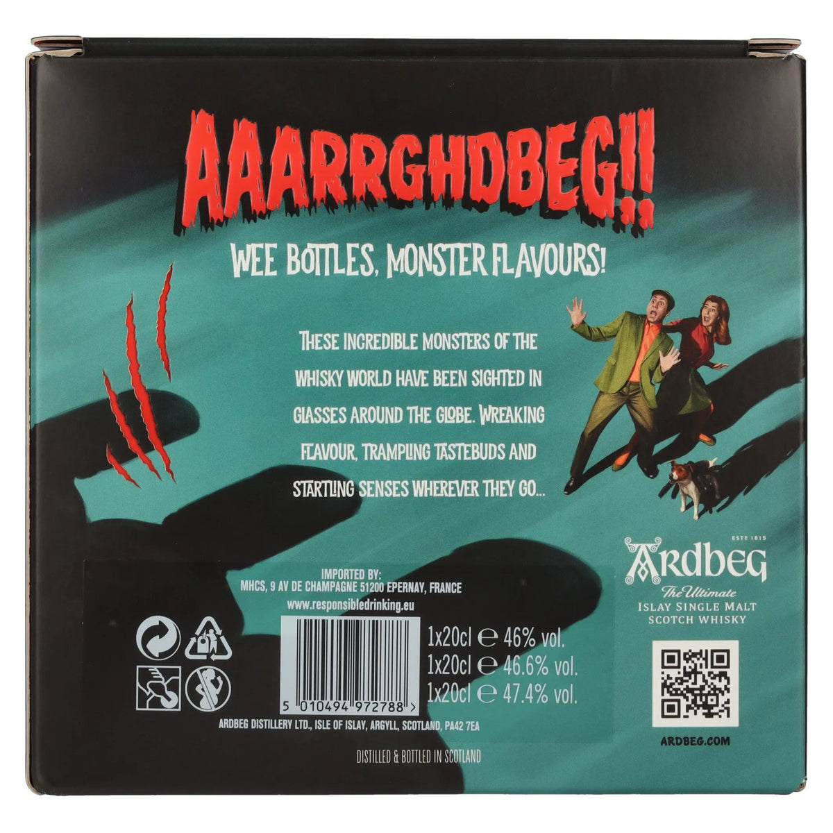 Ardbeg The Three MONSTERS OF SMOKE 46.7% Vol. 3x0.2l in gift box