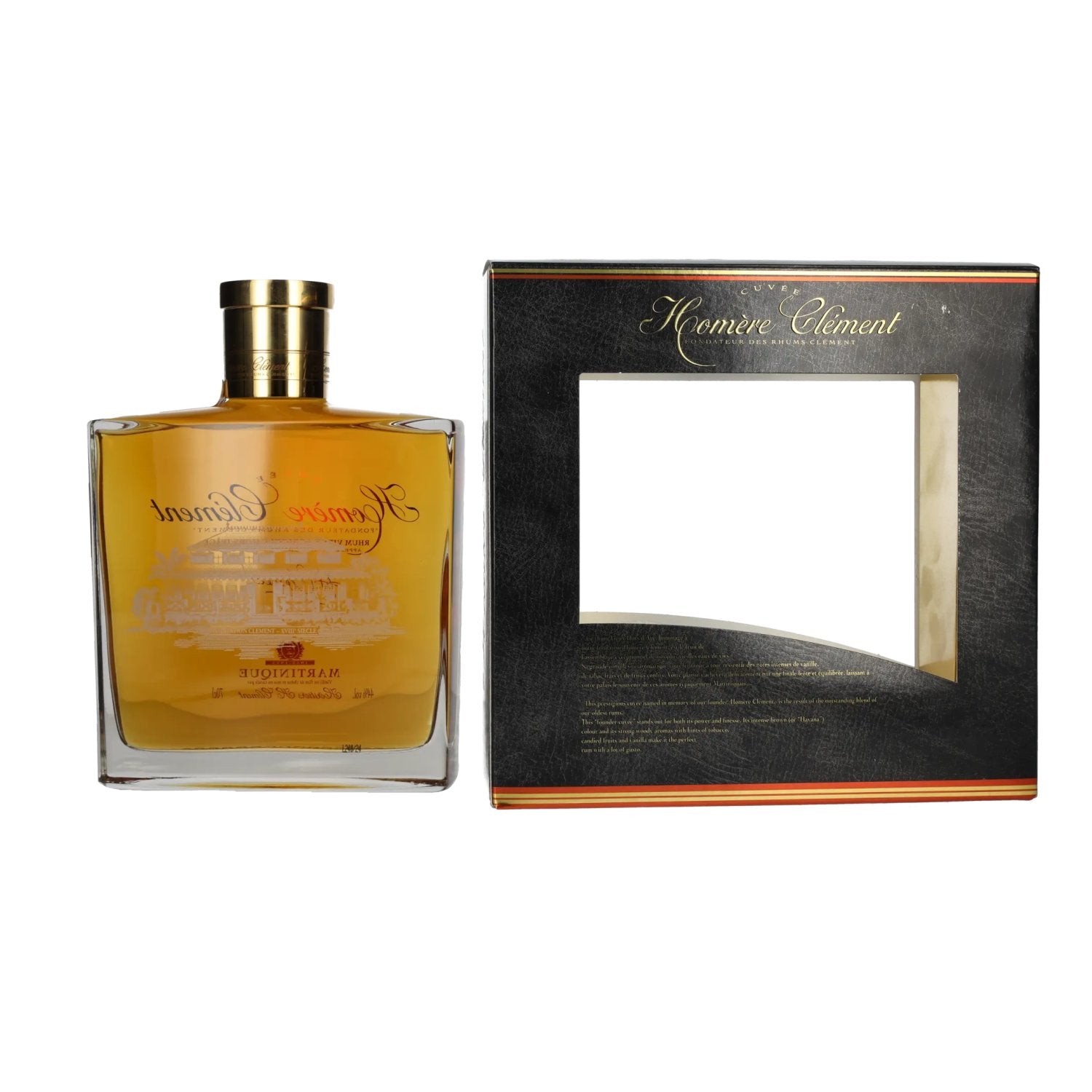 Homère Clément Cuvée Aged Agricultural Rum Hors D'Âge 44% Vol. 0.7L in Gift Box