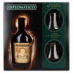 Diplomático SELECCIÓN DE FAMILIA Rum 43% Vol. 0,7l in Geschenkbox mit 2 Gläsern