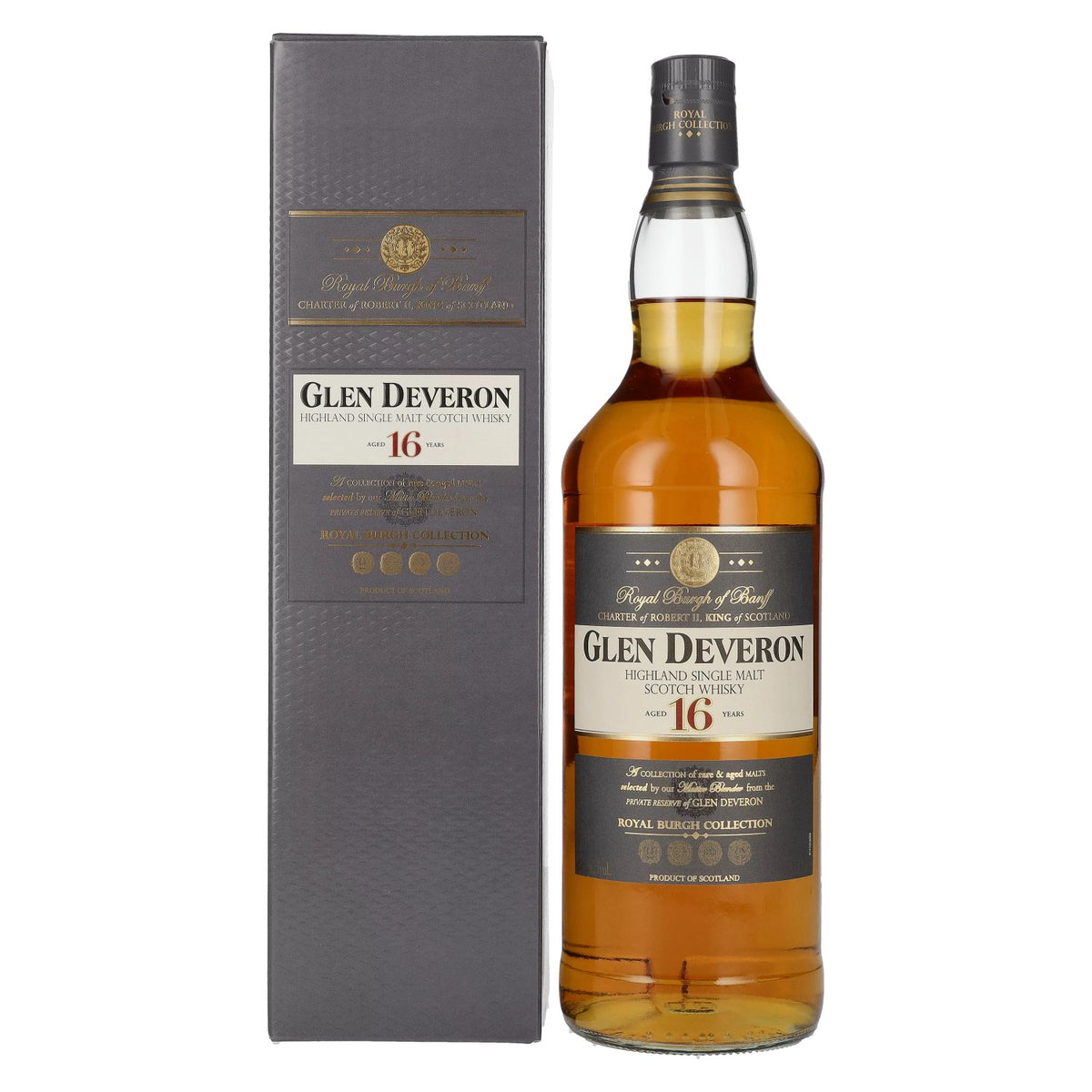 Glen Deveron 16 Years Old Highland Single Malt 40% Vol. 1l in gift box
