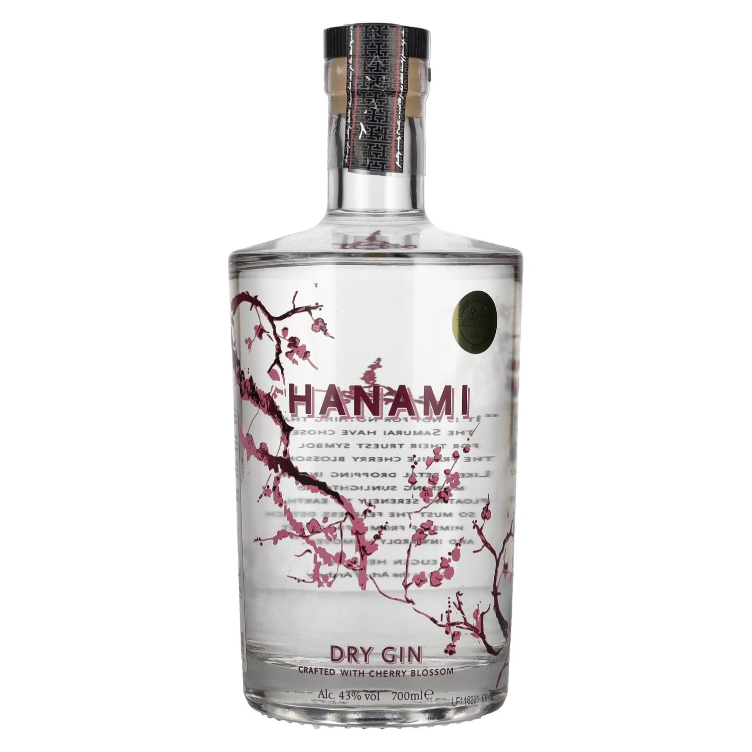 Hanami Dry Gin 43% Vol. 0.7l