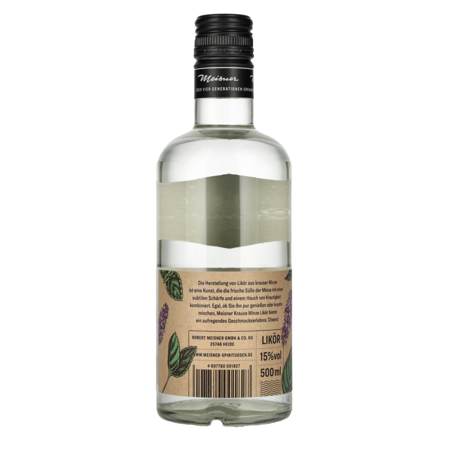 Meisner Krause Minze Likör 15% Vol. 0,5l