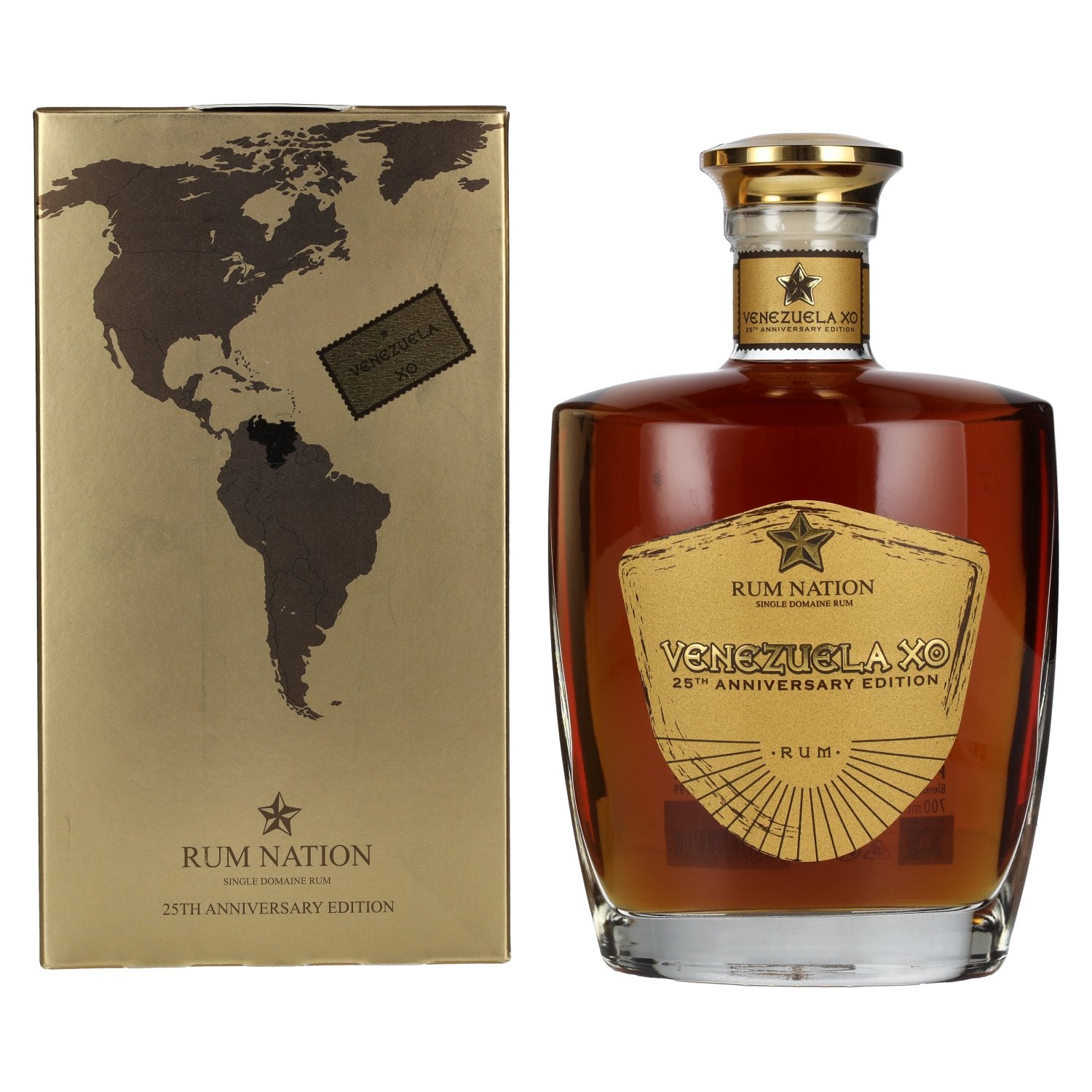 Rum Nation Venezuela XO 25th Anniversary Edition 43% Vol. 0.7L in gift box