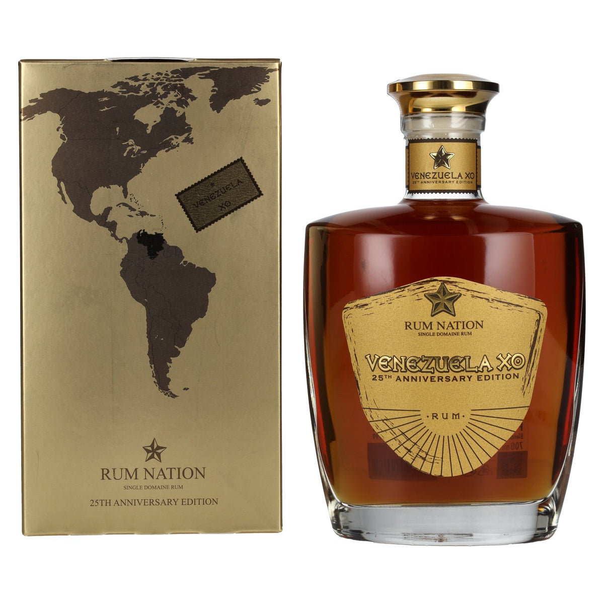 Rum Nation Venezuela XO 25th Anniversary Edition 43% Vol. 0.7L in gift box