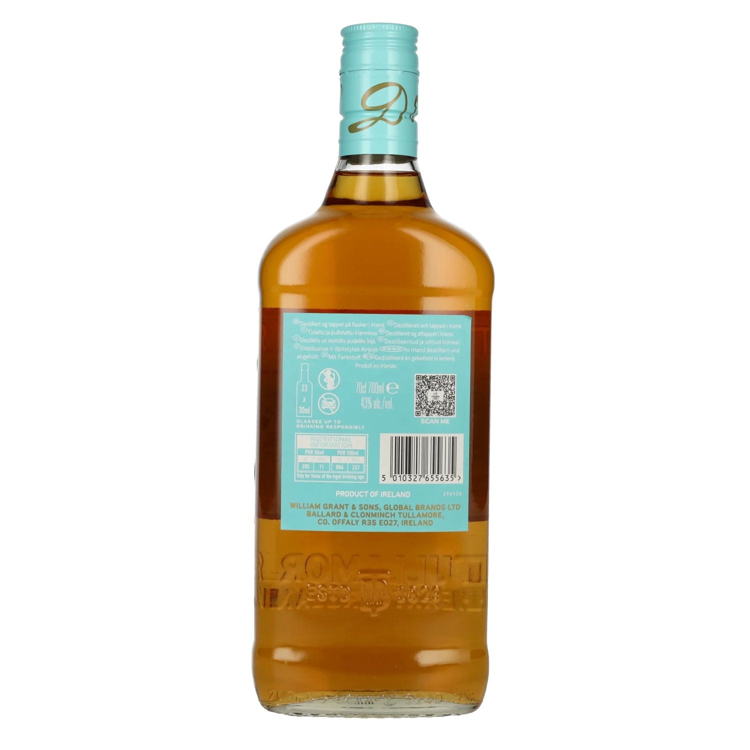 Tullamore D.E.W. Irish Whiskey RUM CASK FINISH 43% Vol. 0.7l