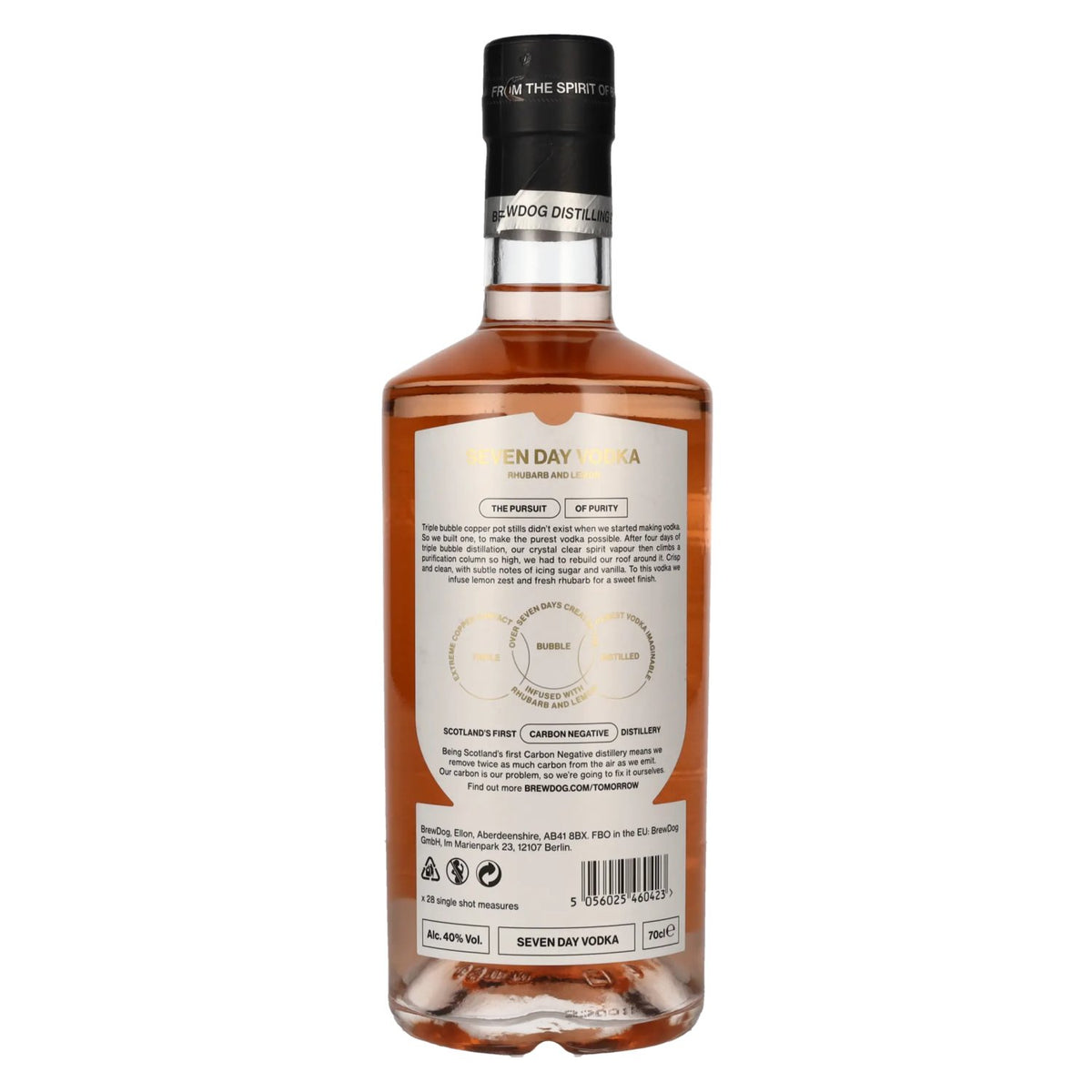 Brewdog SEVEN DAY VODKA Rhubarb and Lemon 40% Vol. 0.7l