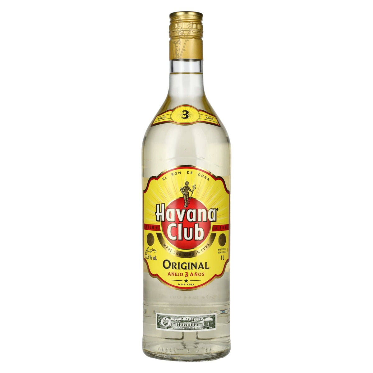 Havana Club Añejo 3 Años Rum 37.5% Vol. 1l