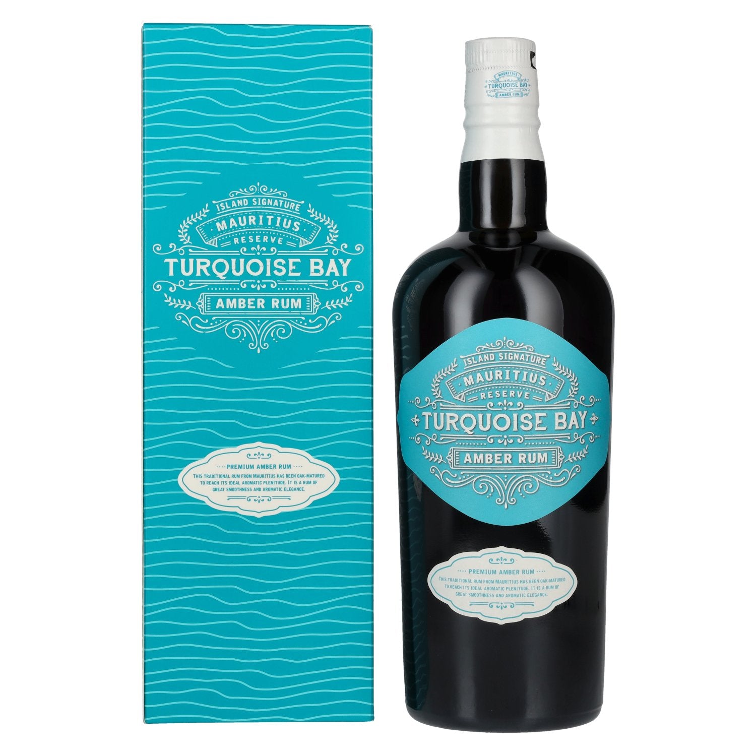 Turquoise Bay Amber Rum Reserve 40% Vol. 0,7l in Geschenkbox
