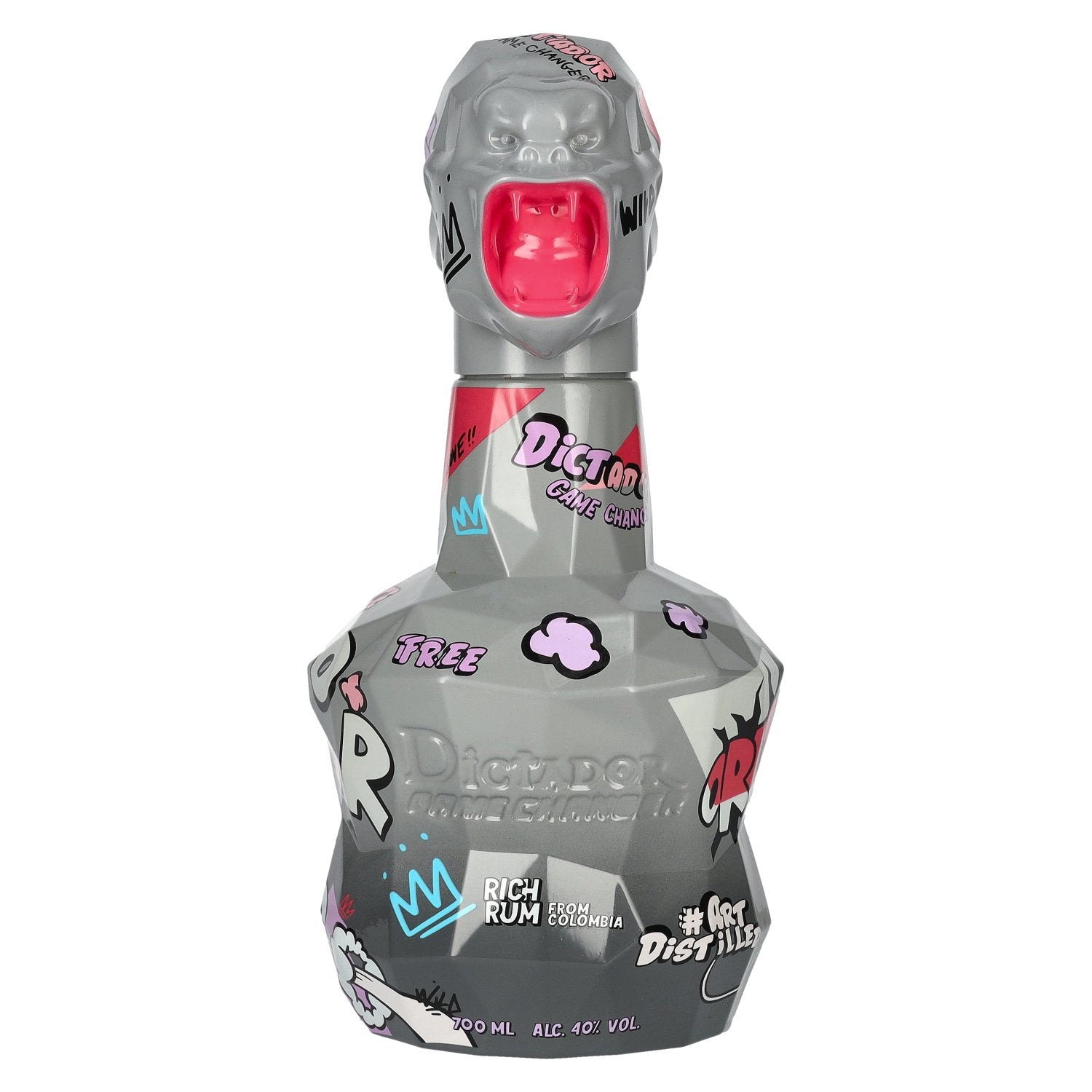 Dictador GAME CHANGER GREY & PINK Colombian Rum 40% Vol. 0.7l