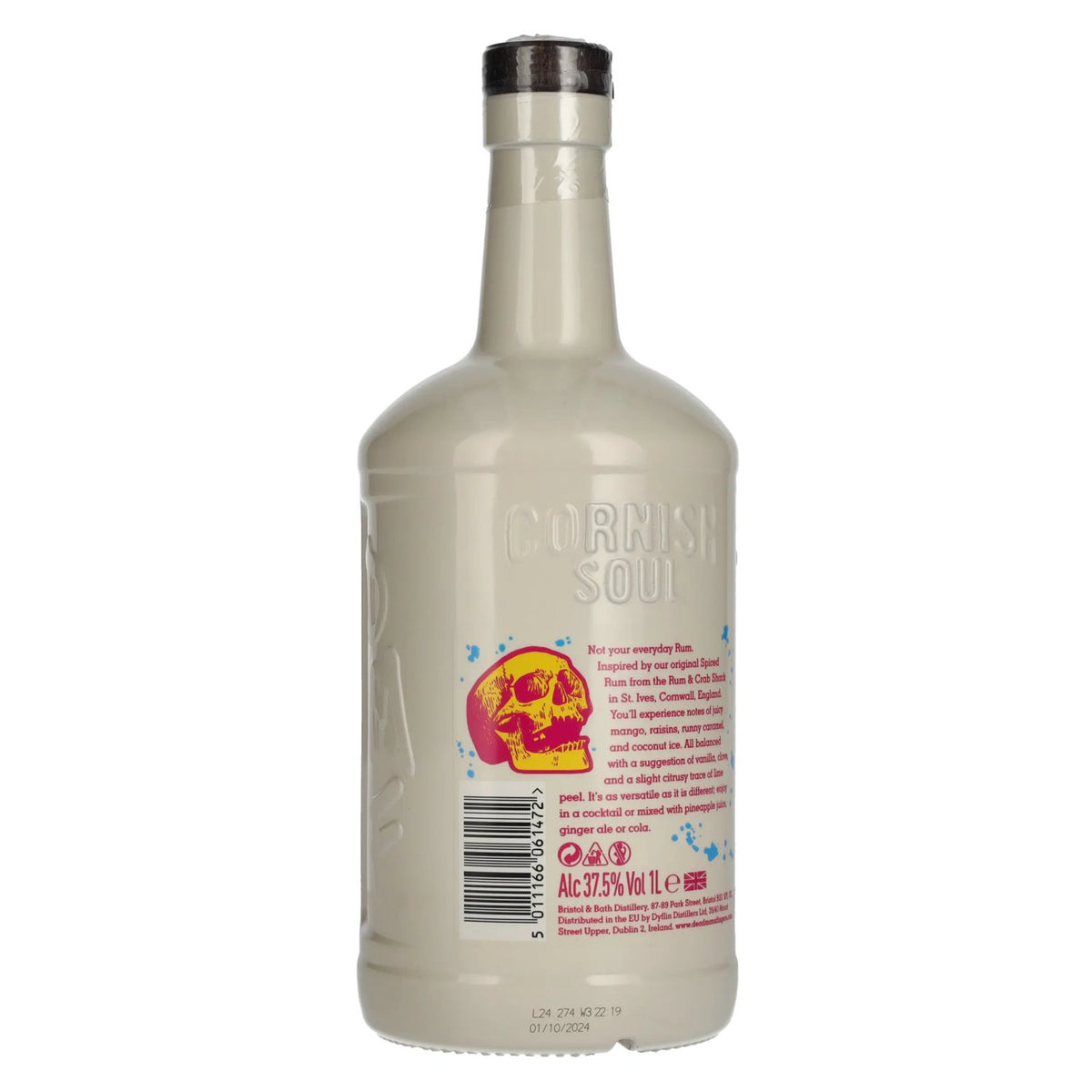 Dead Man's Fingers Coconut Spiced Rum 37.5% vol. 1 litre