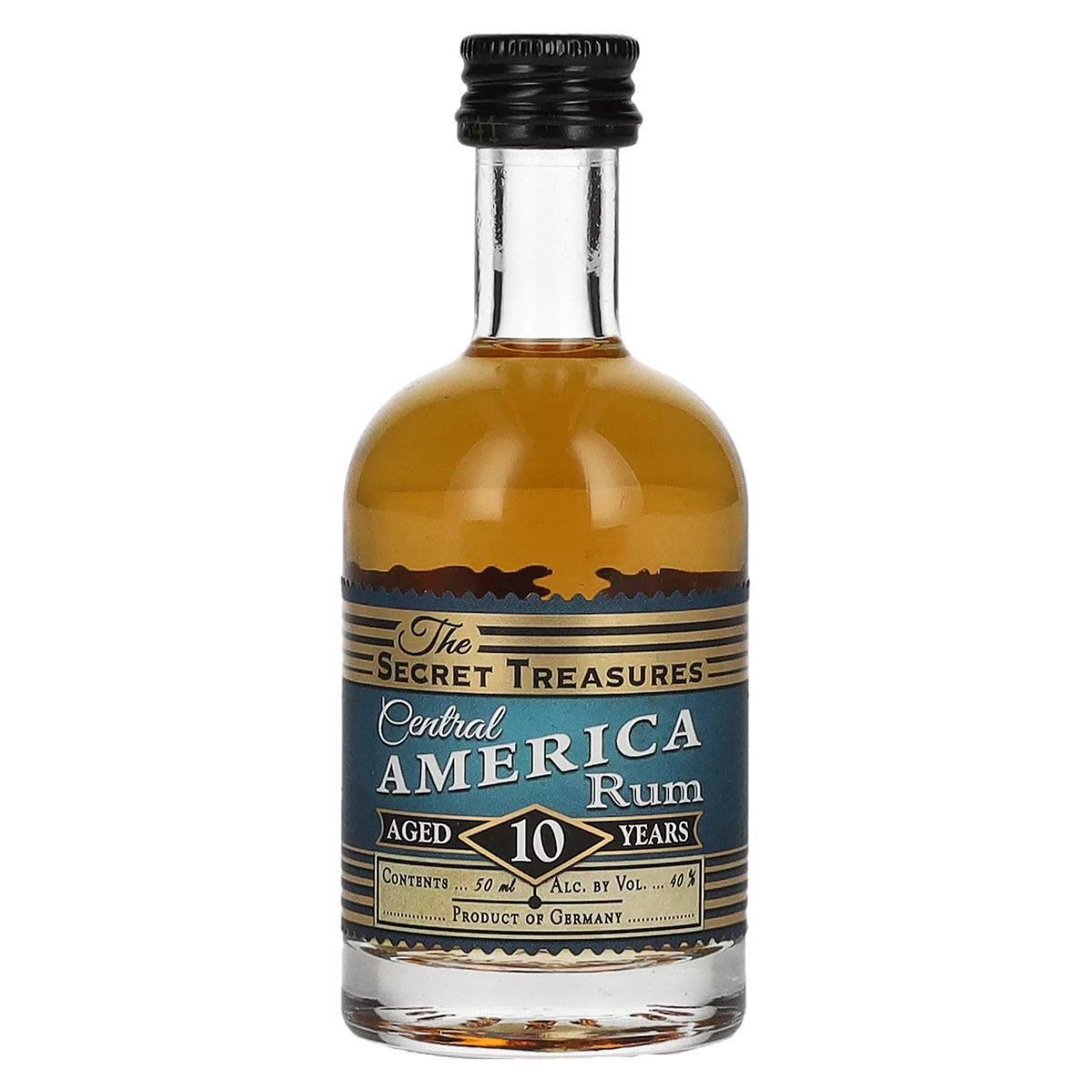 The Secret Treasures 10 Years Old Central America Rum 40% Vol. 0.05l