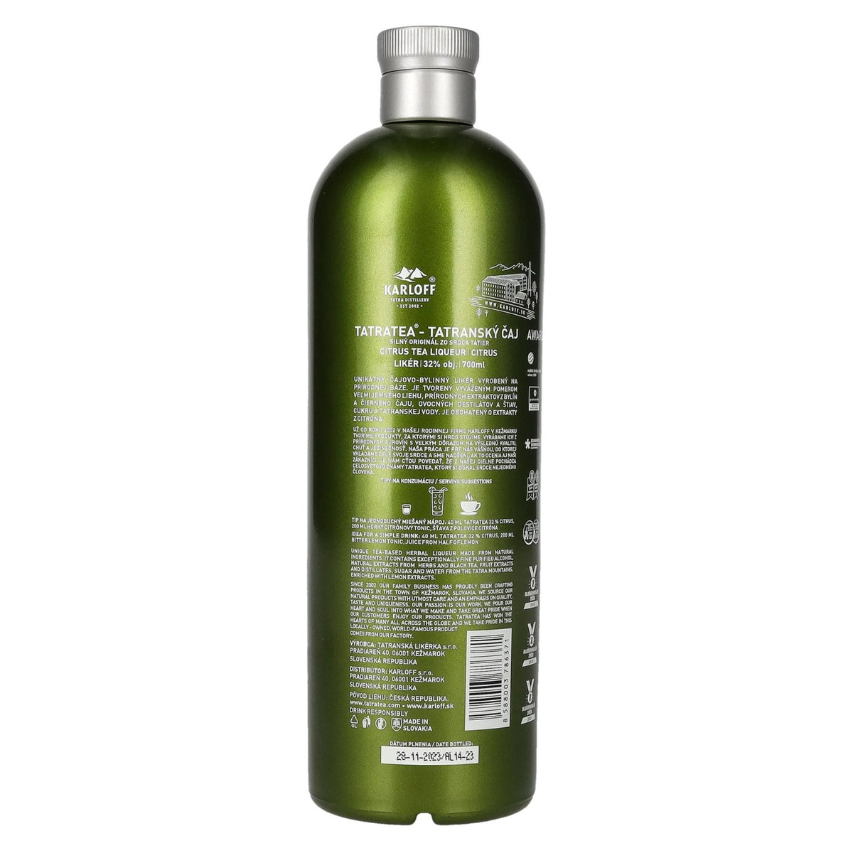 TATRATEA Citrus Tea Liqueur 32% Vol. 0,7l