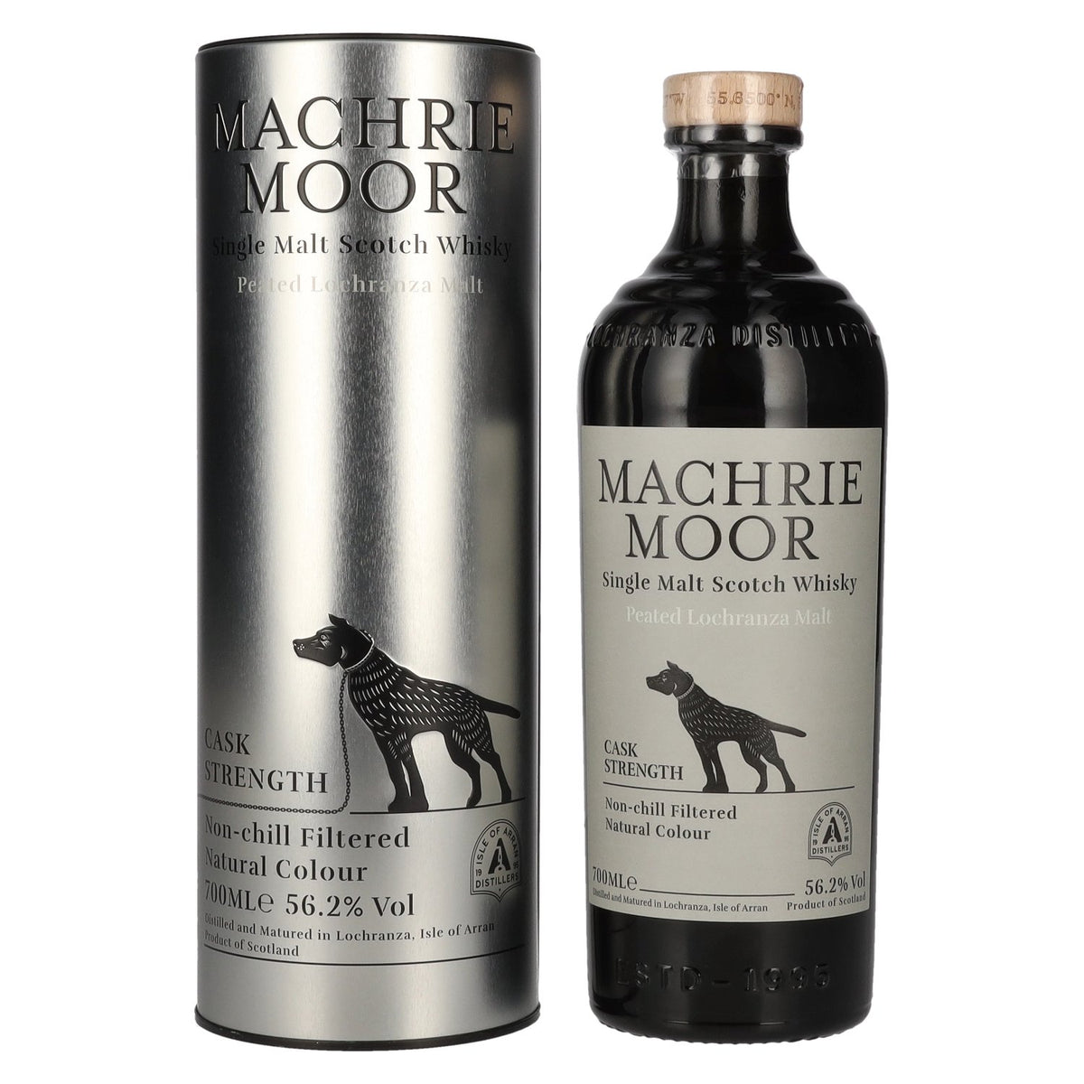 Arran MACHRIE MOOR The Peated Lochranza Malt CASK STRENGTH 56.2% Vol. 0.7l in Tin Box