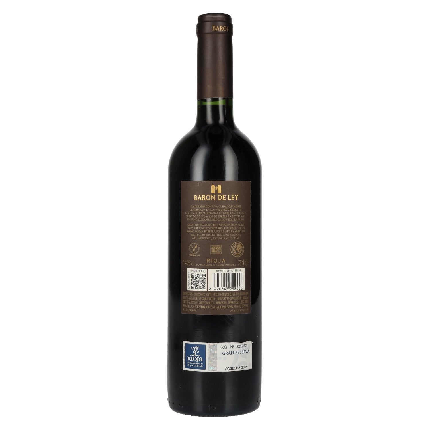Baron De Ley Rioja Gran Reserva 2019 14% Vol. 0,75l